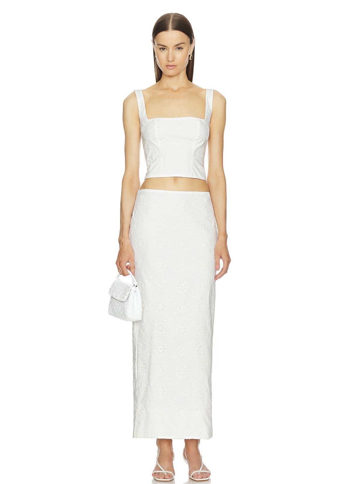 Helsa White Eyelet Set