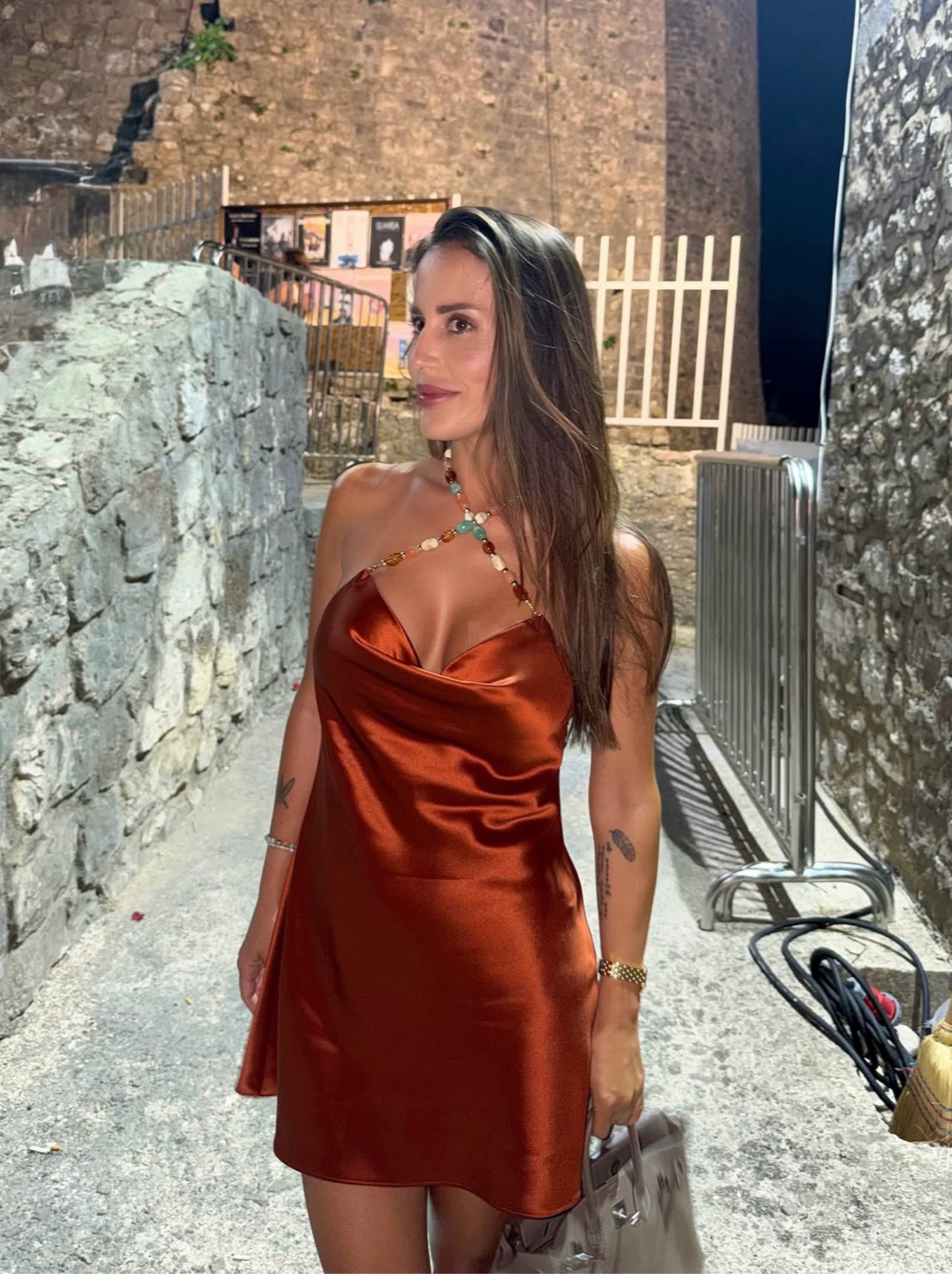 RetrofĂȘte Marve Dress in Rust