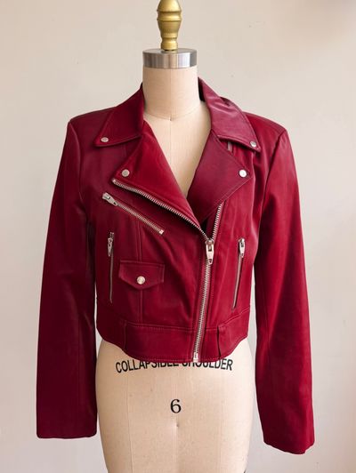 Cinq à Sept Zoe Faux Leather Moto Jacket by Cinq à Sept | Pickle