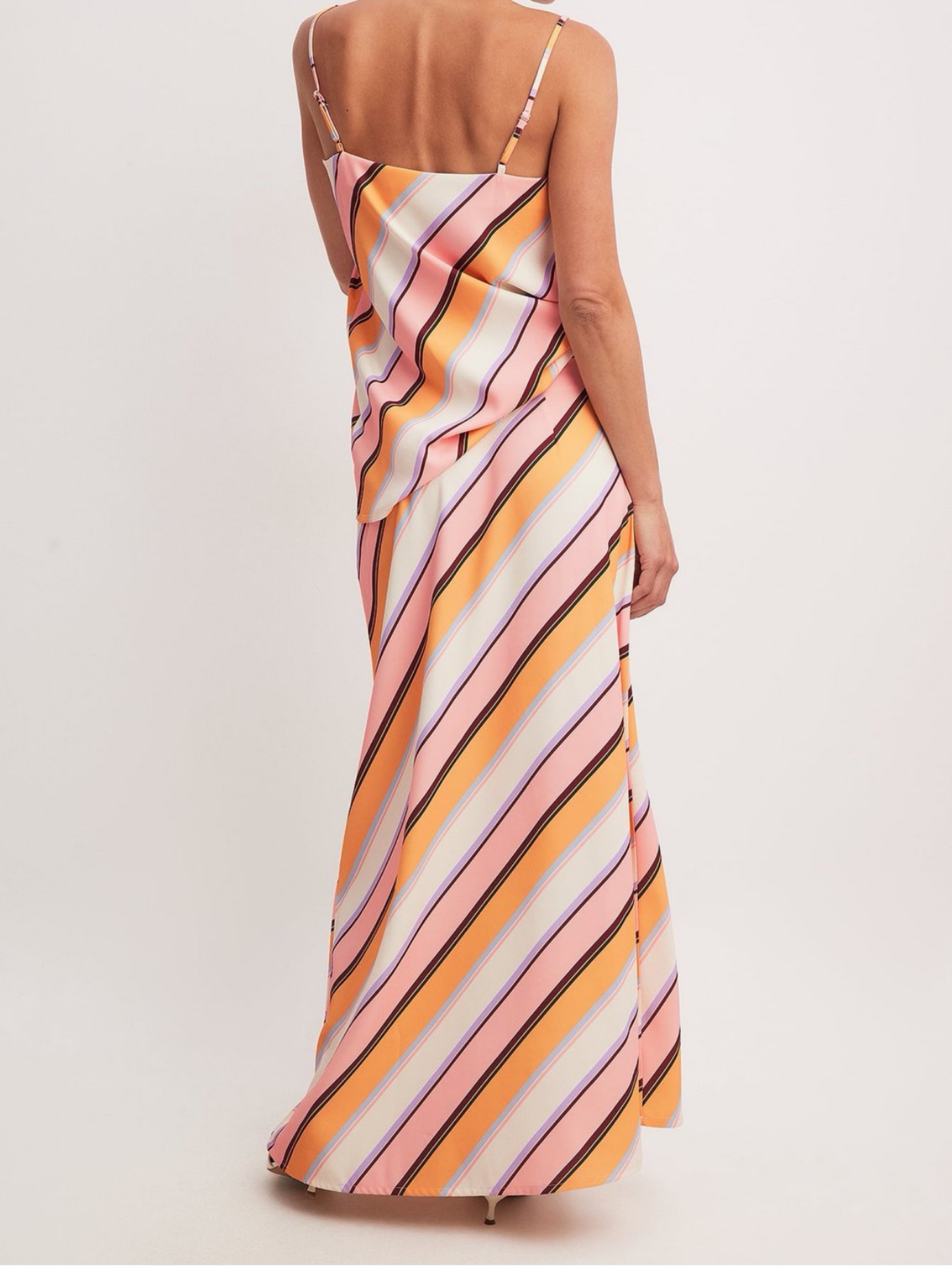nakd silk dress Satin Flowy Maxi Dress Black