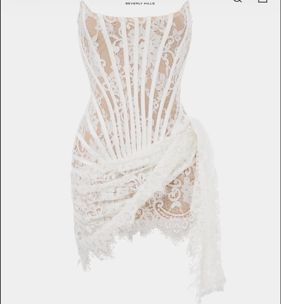 Lace Corset Mini Dress