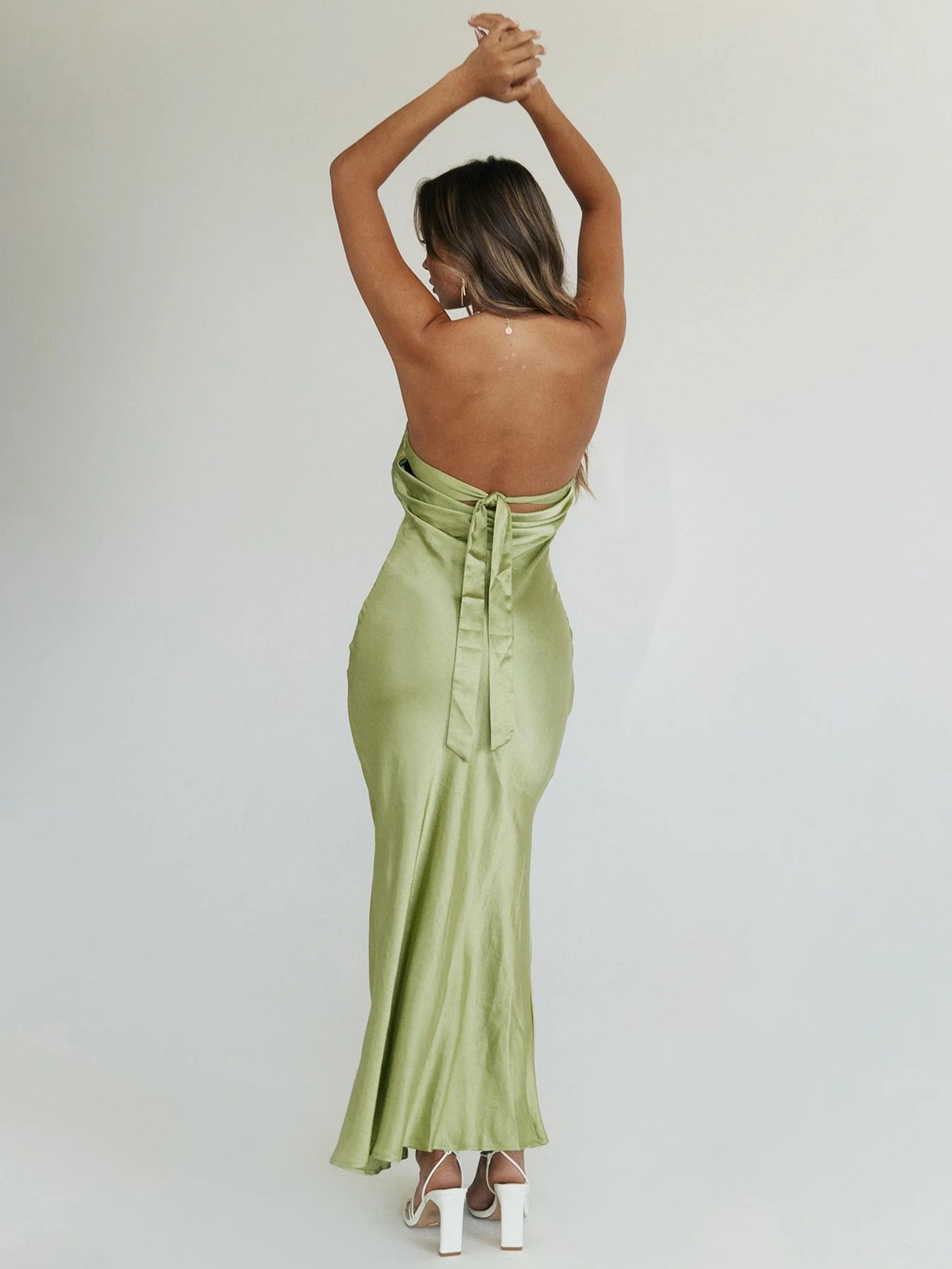 green strapless dress princess polly Oscar Midi Dress Green