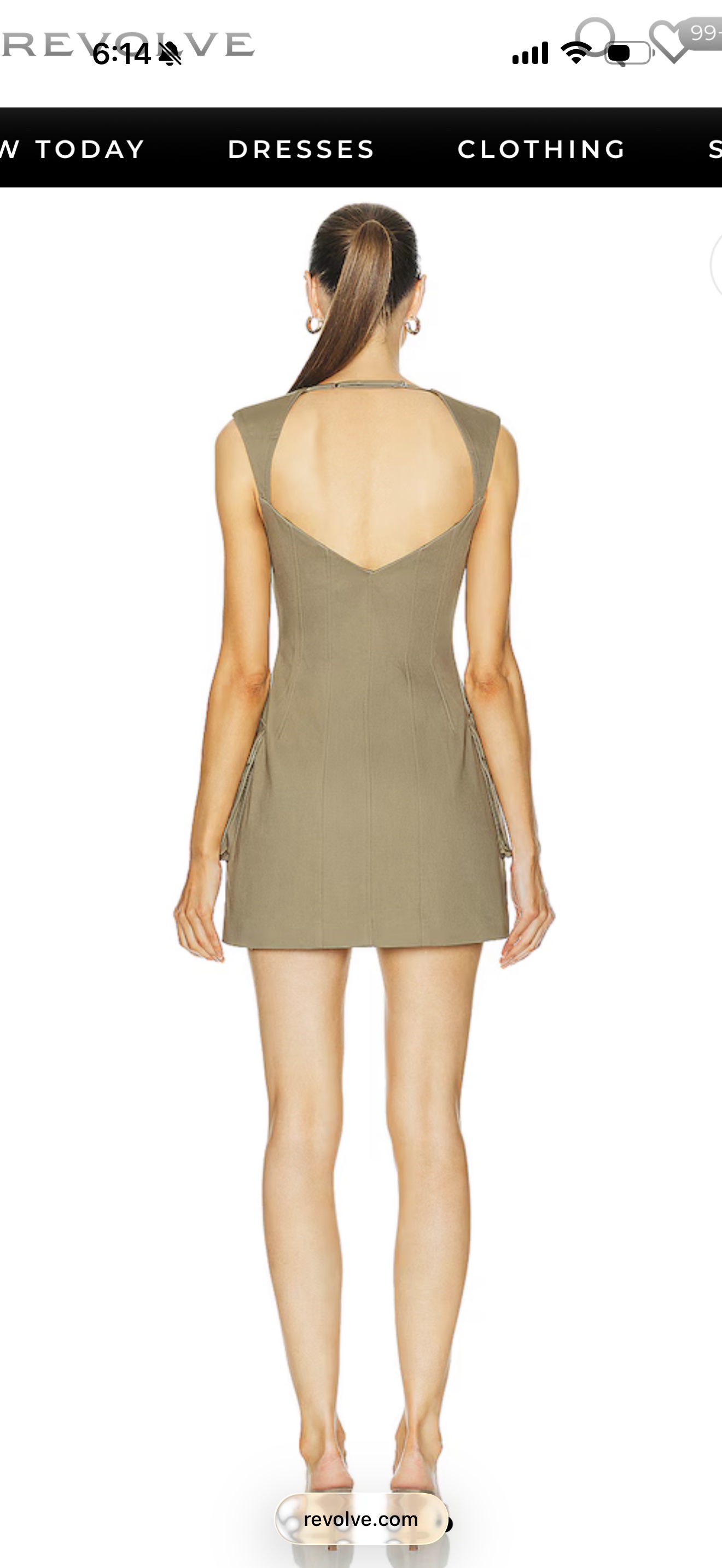 Sage Green Cargo Mini Dress by L'Academie - Pickle Sage Green Cargo Mini Dress by L'Academie - Pickle