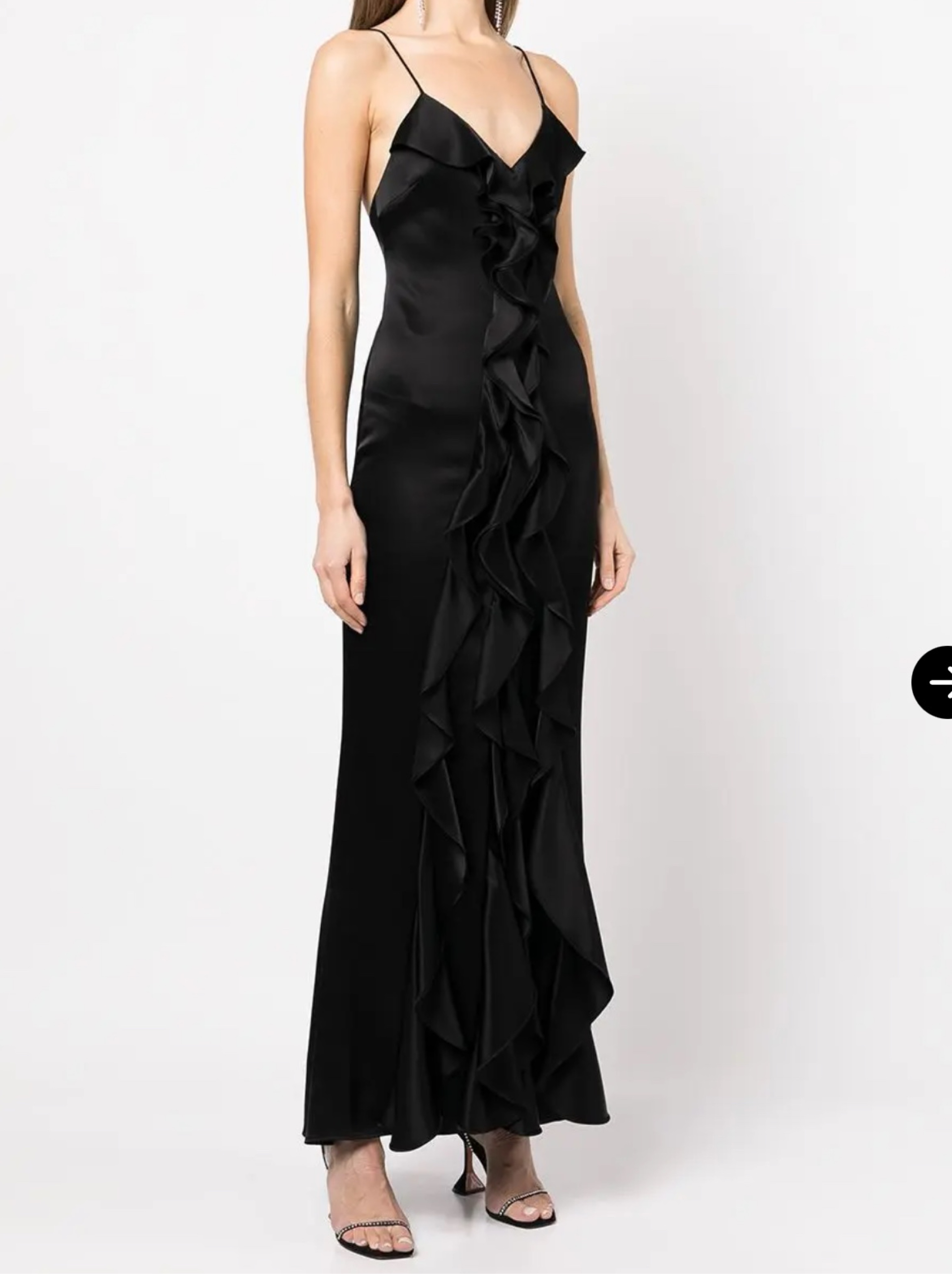 alice and olivia black silk dress alice + olivia Black Size Fits S Dress  Swap Boutique