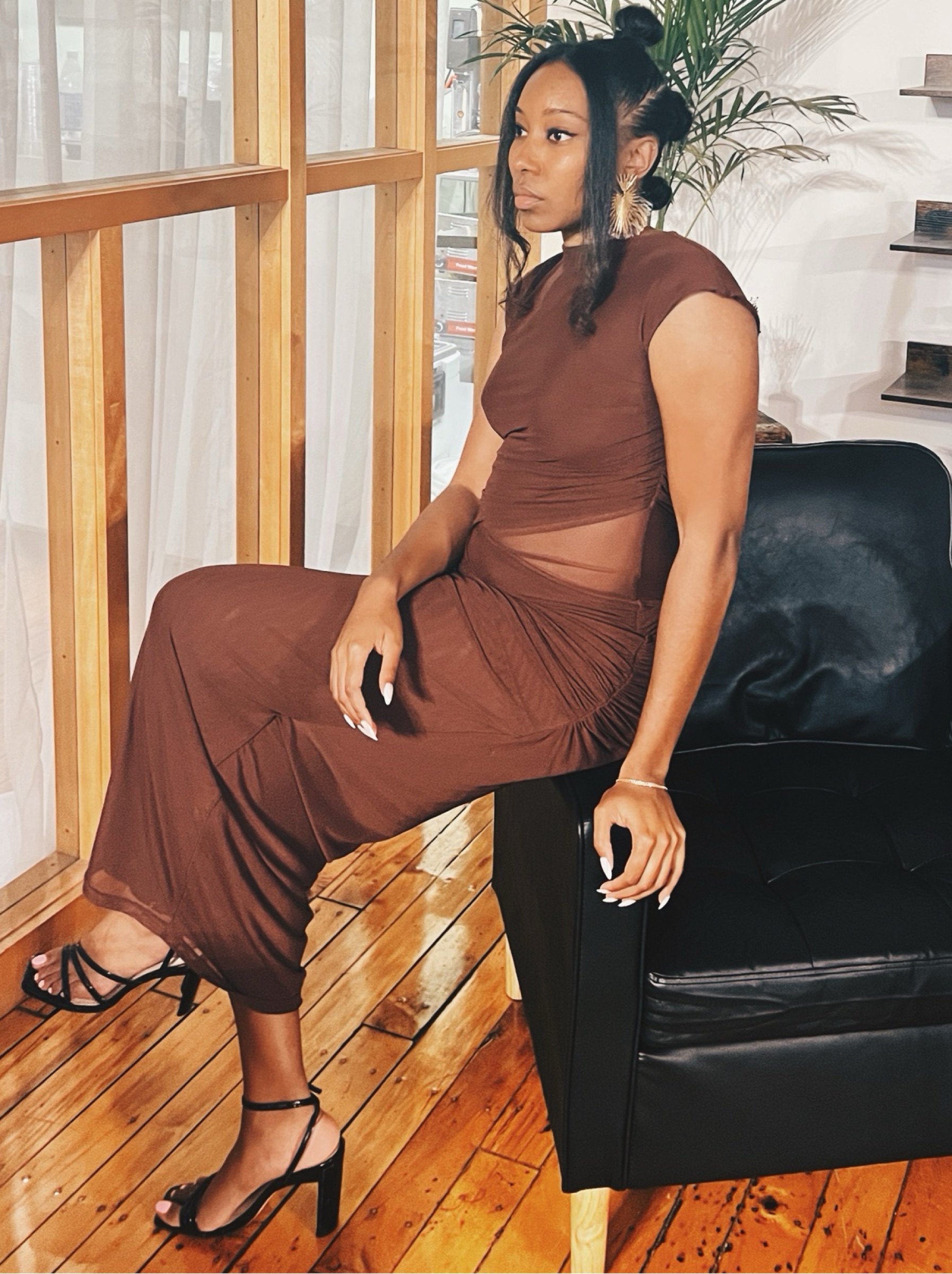 Revolve - Lorelai Brown Maxi Dress by Revolve