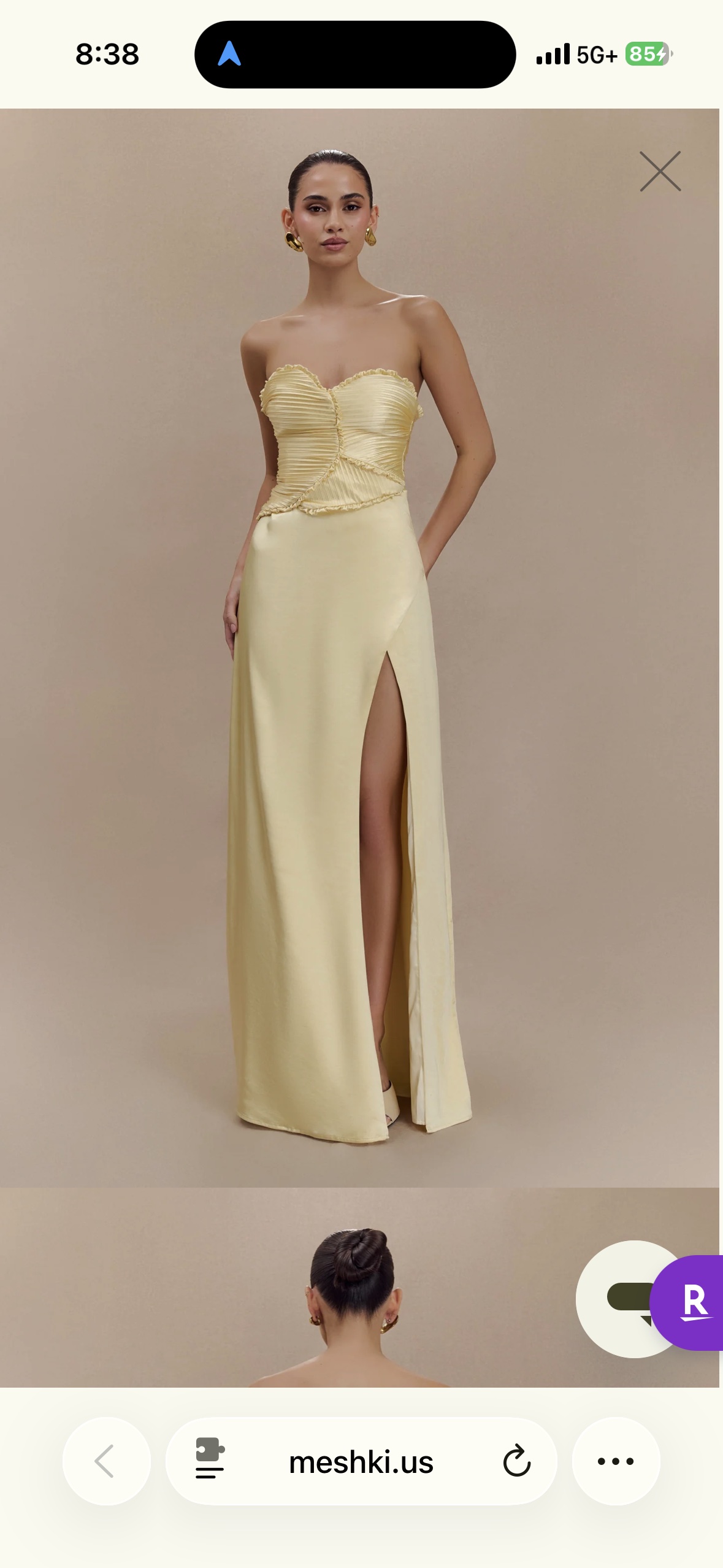 Meshki Maxi Butter Yellow Dress by Meshki - Pickle