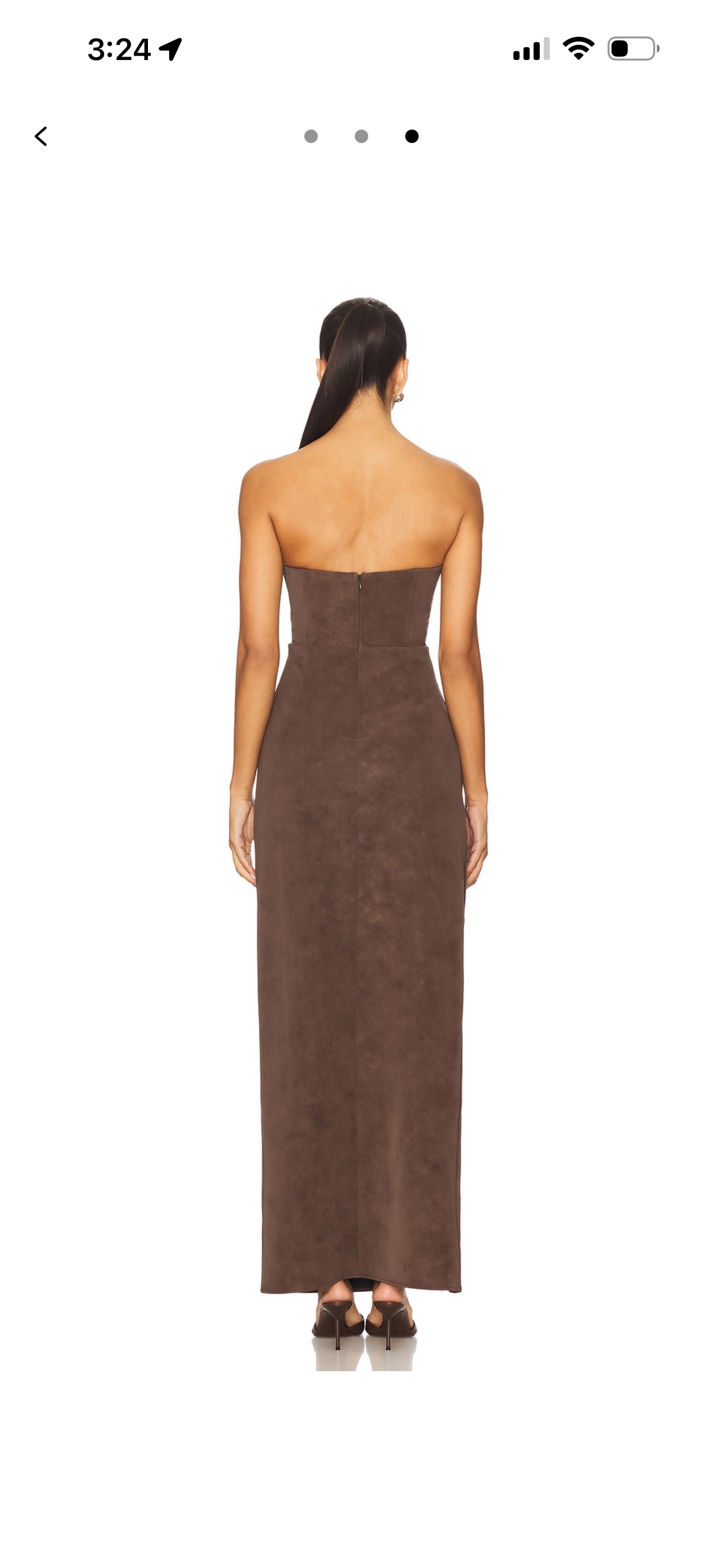 Line & dot brown suede dress by Line & Dot - Pickle Line & dot brown suede dress by Line & Dot - Pickle