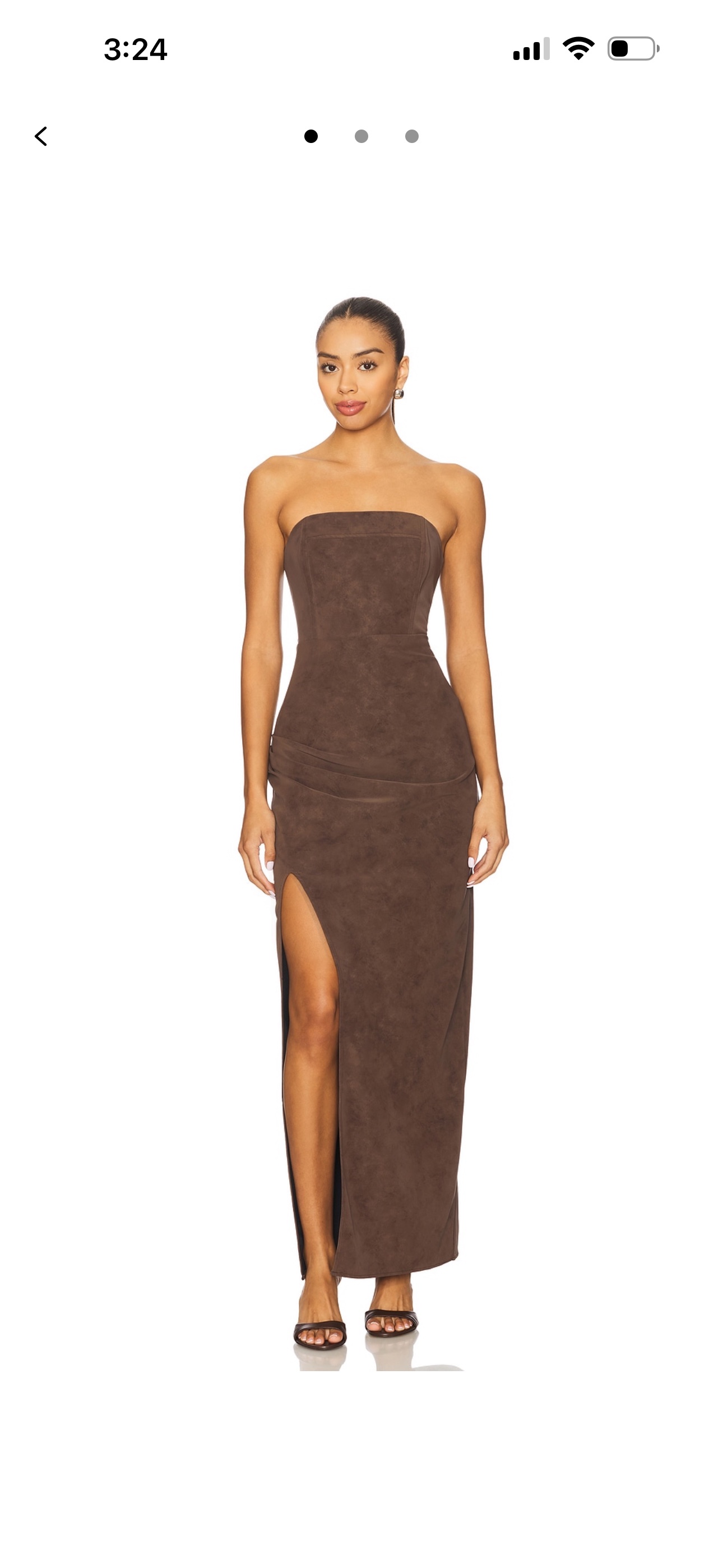 Line & dot brown suede dress by Line & Dot - Pickle