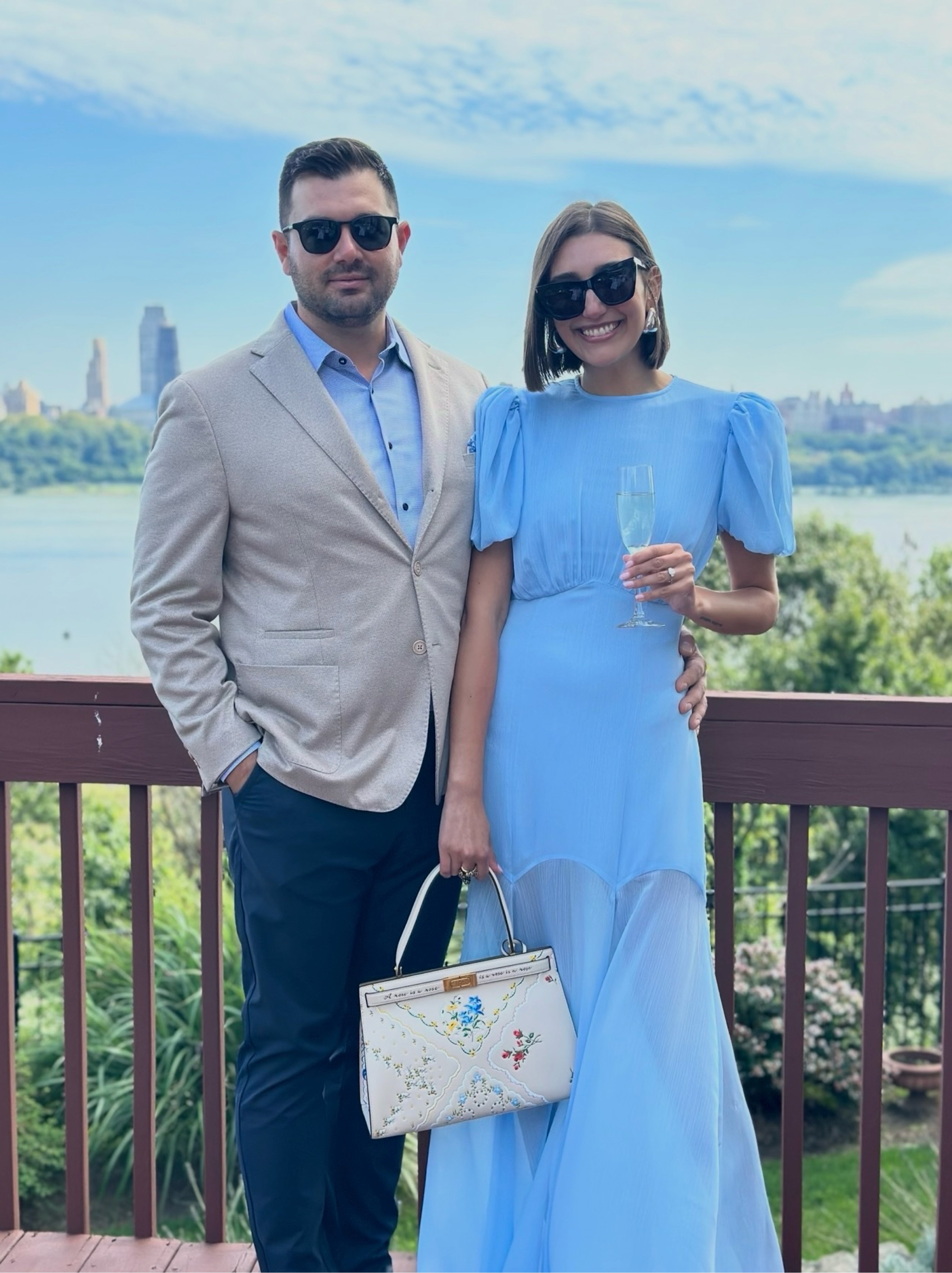 de la vali blue dress CERES MAXI DRESS IN SKY GEORGETTE CHIFFON DE LA VALI OFFICIAL