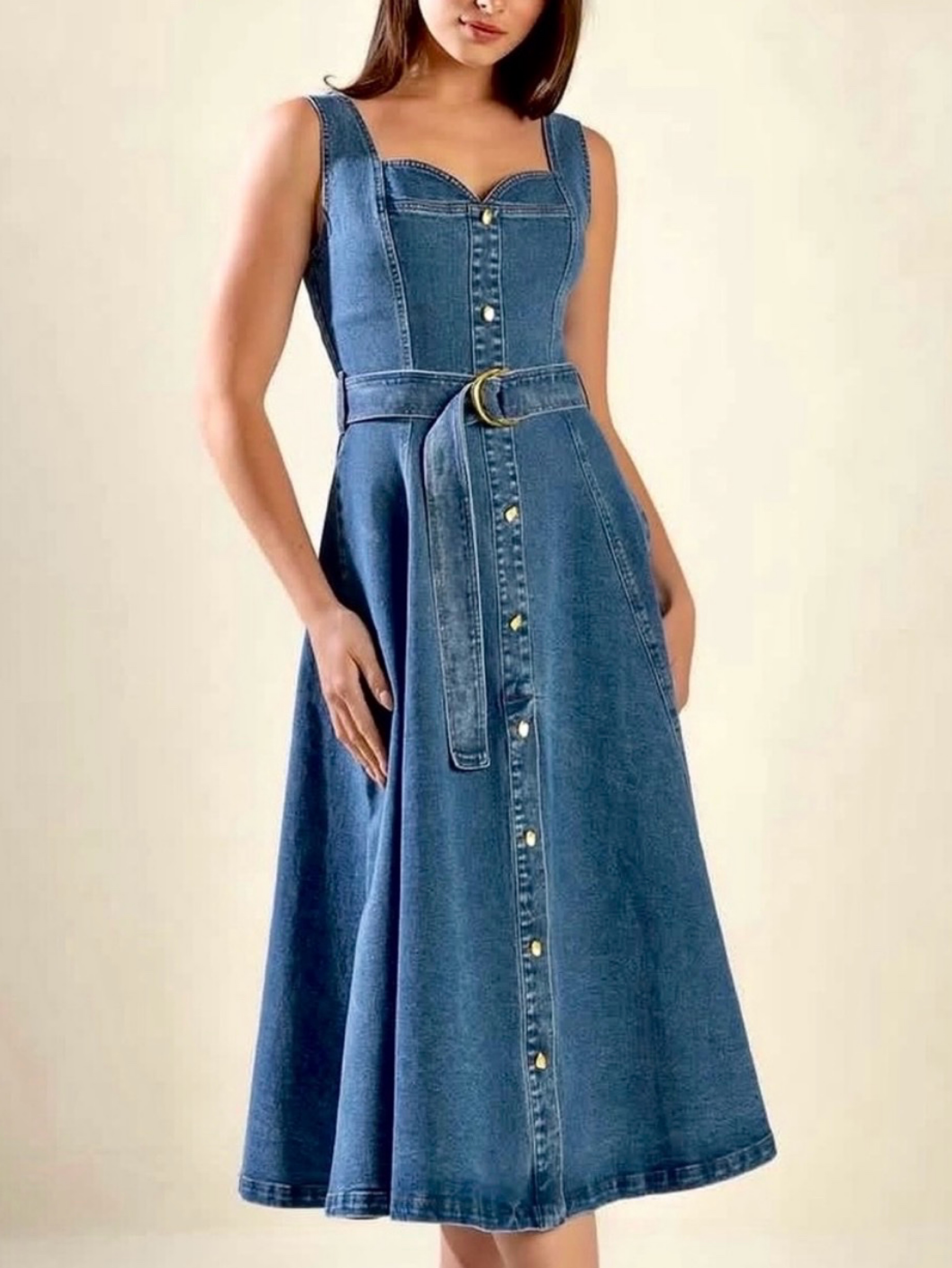 jason wu denim dress JASON WU Blue Denim Button-Down Mini Dress by Jason Wu