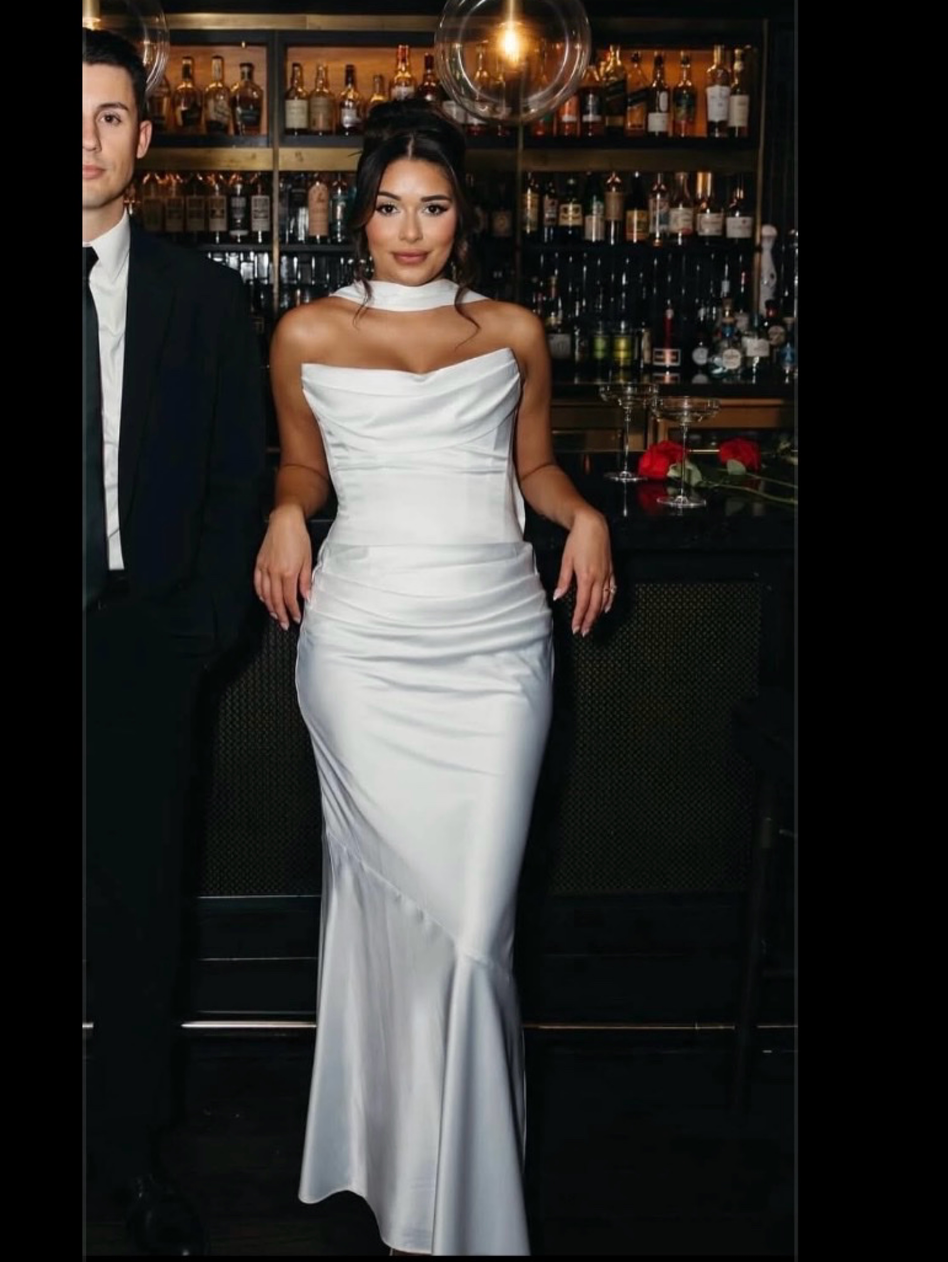babyboo fashion white dress Joanna Maxi Dress