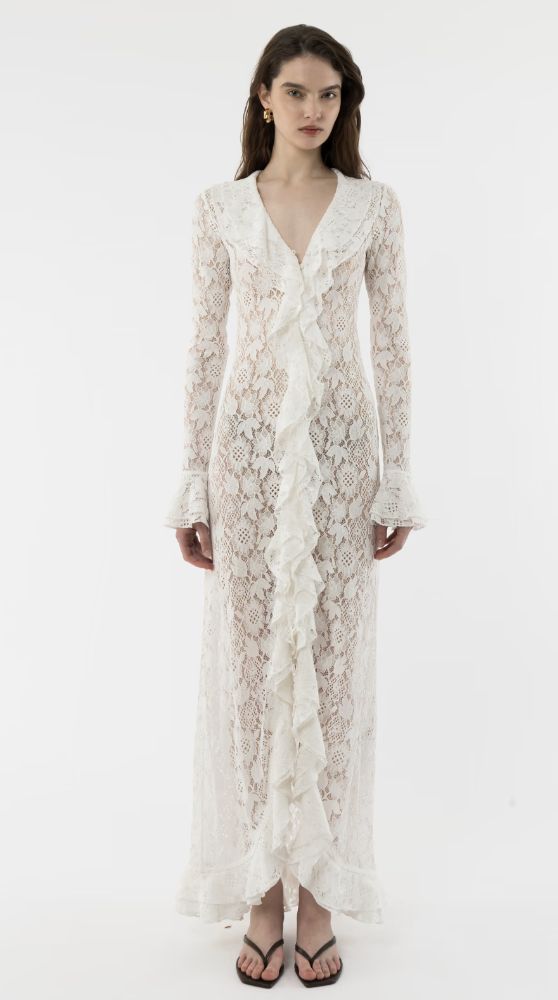 Arakii Lace Frill Dress