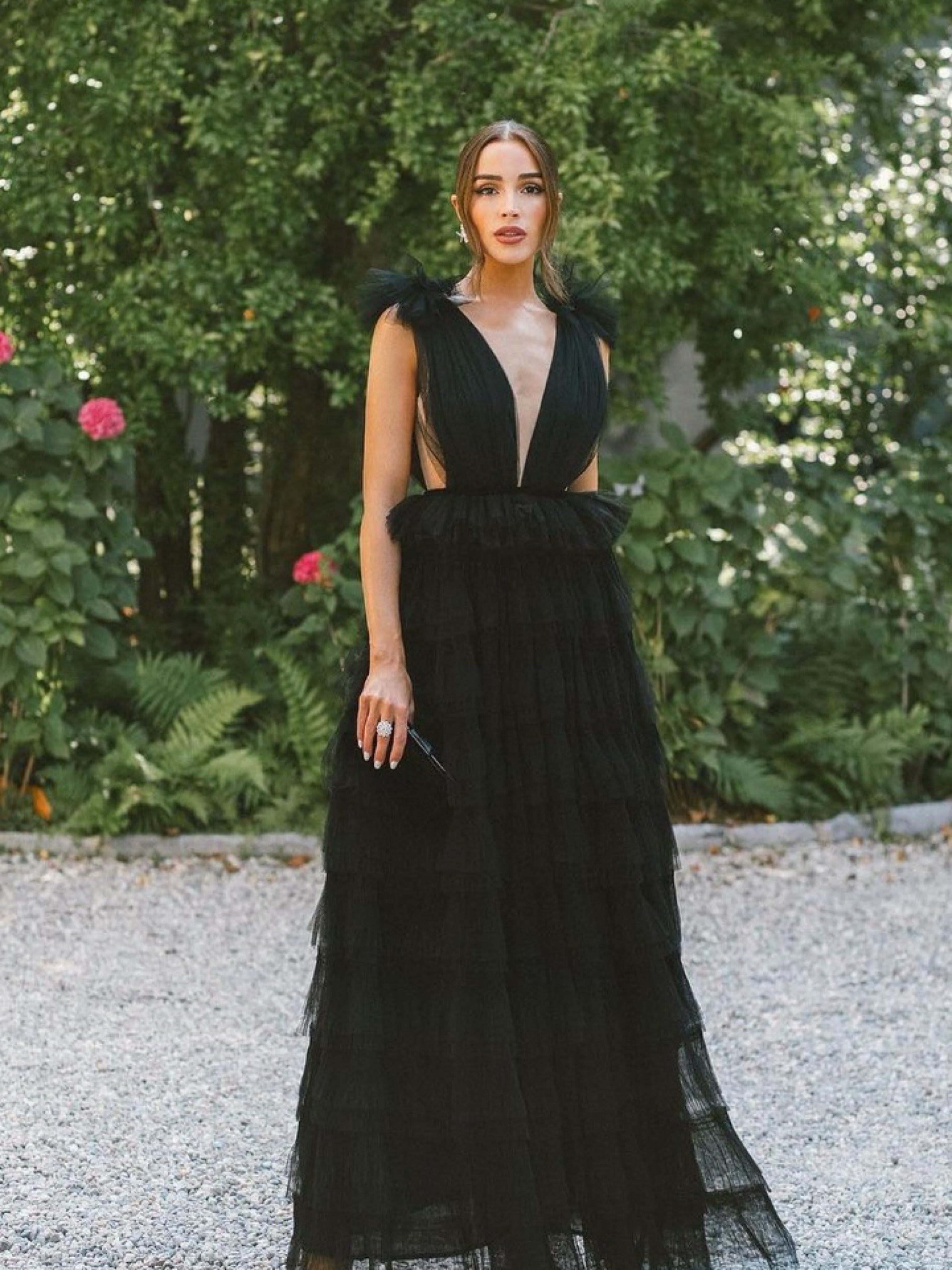 Sau Lee Sabrina Tulle Gown