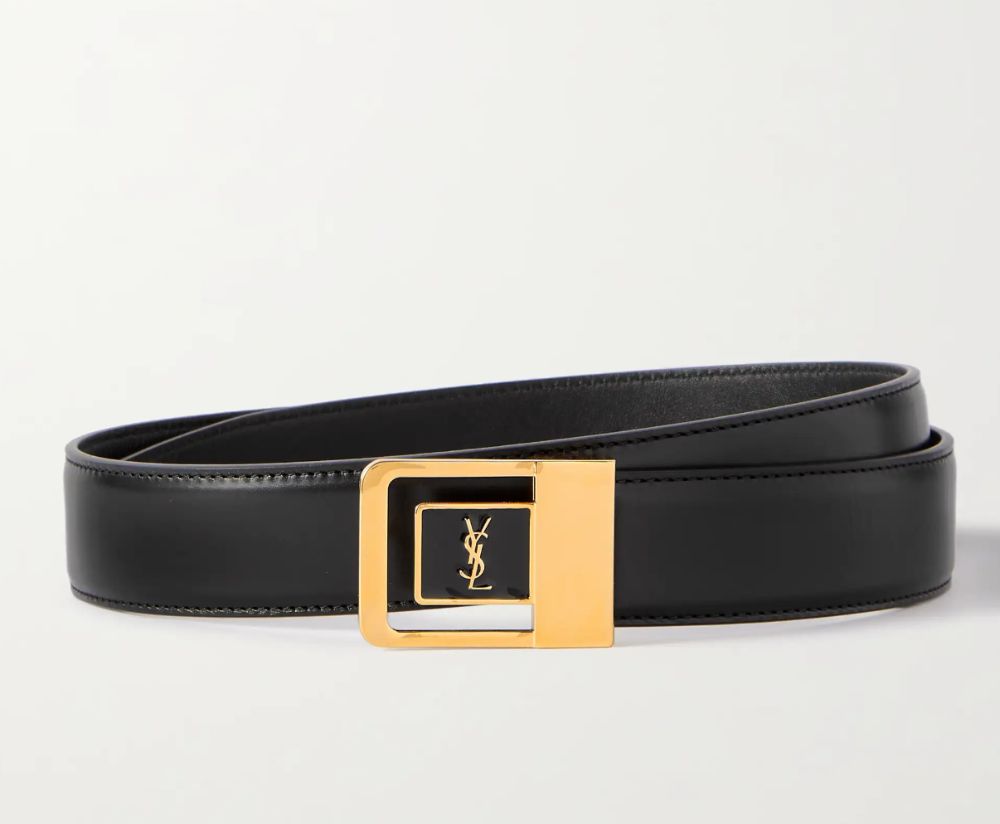 Saint Laurent Le 66 leather belt