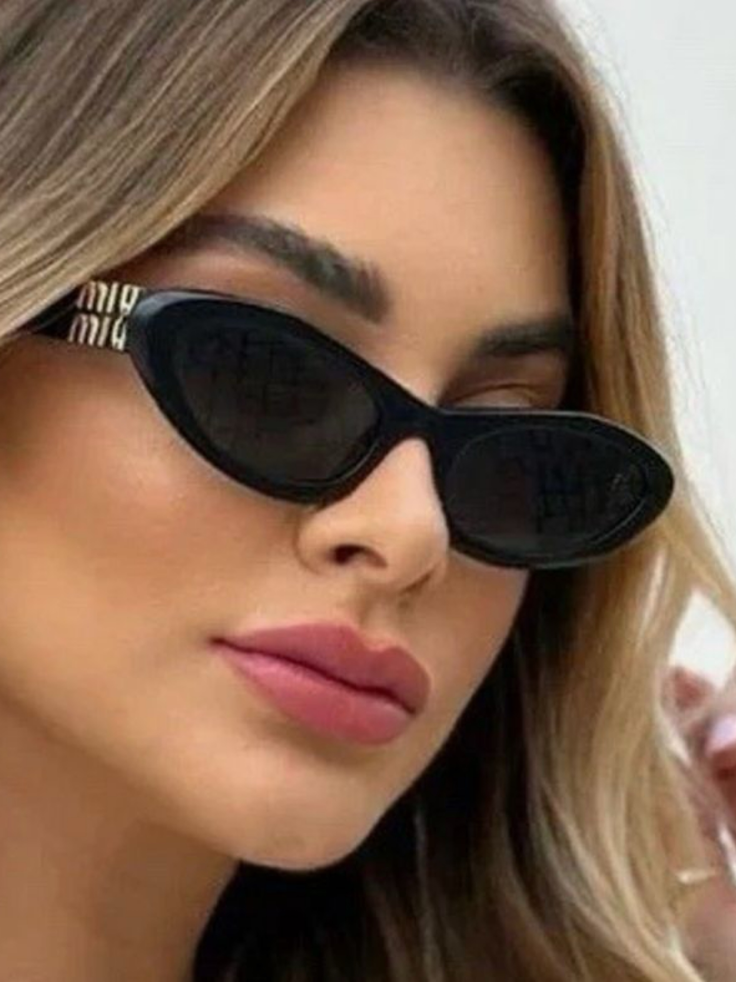 Miu Miu Black Cat Eye Sunglasses