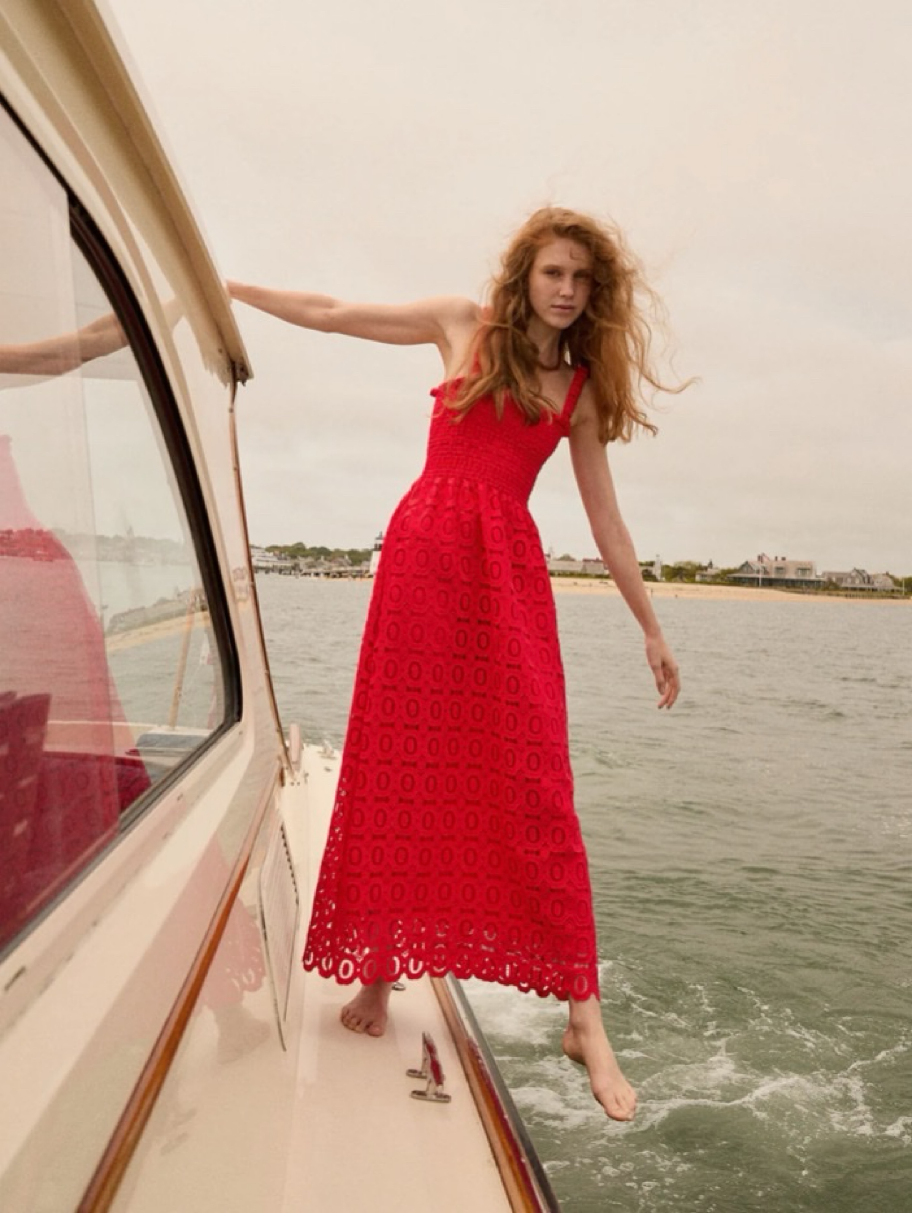 fitted red dress with sleeves The Ellie Nap Dress in Raspberry Red, online now 