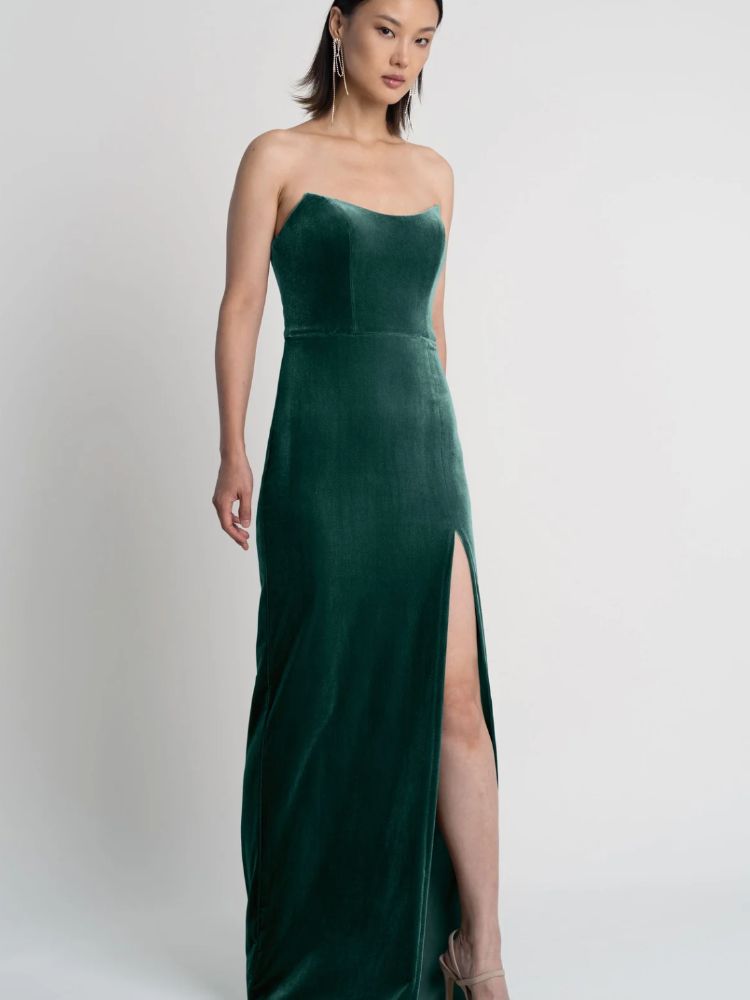 jenny yoo velvet bridesmaid dresses Emerald Green Dress by Jenny Yoo related_3371 KIV | A New Flavor:Red Velvet The Gabriela slip dress