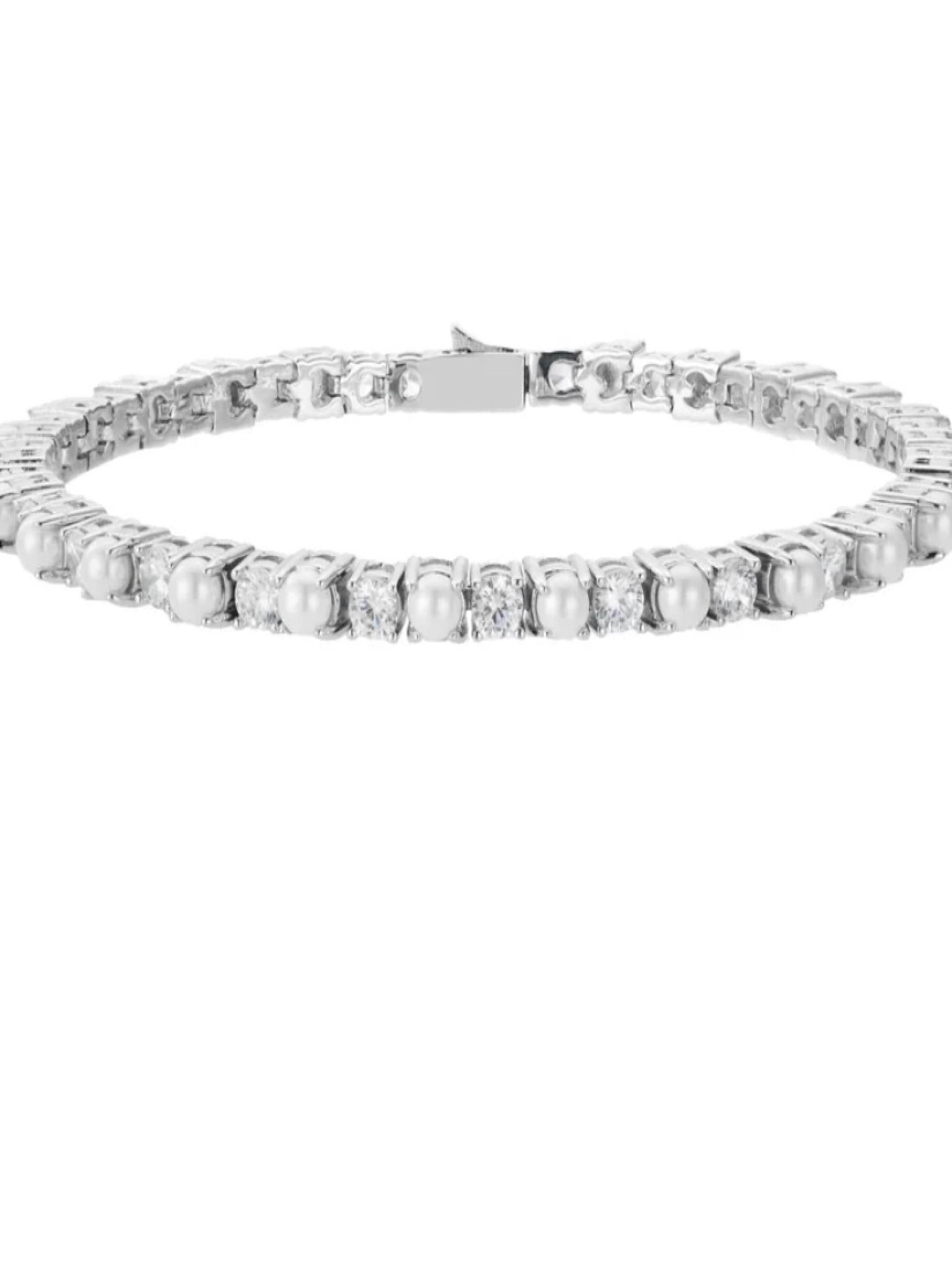 ARIA PEARL AND CRYSTAL BRACELET