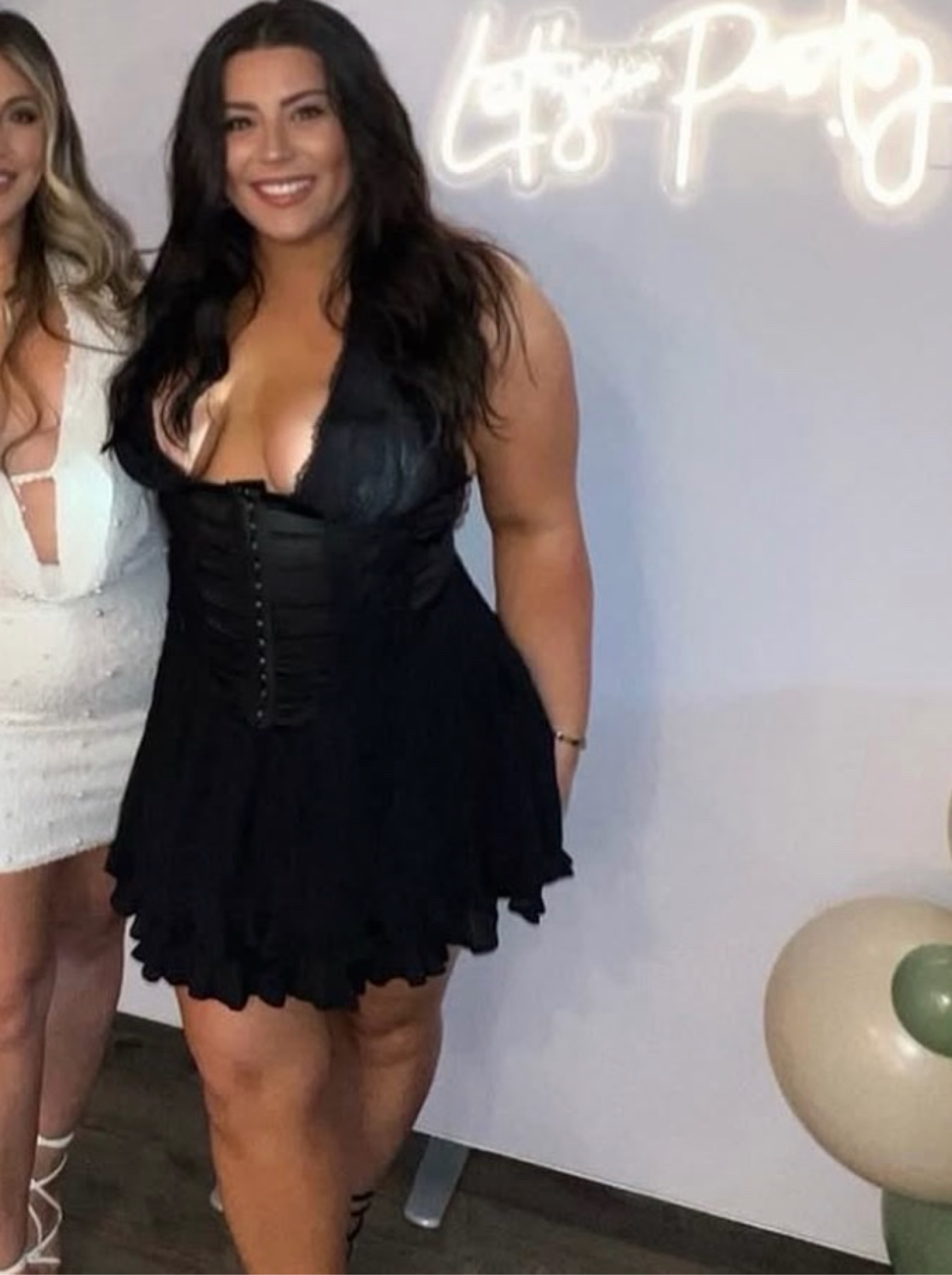 MON AMOUR MINI DRESS BLACK