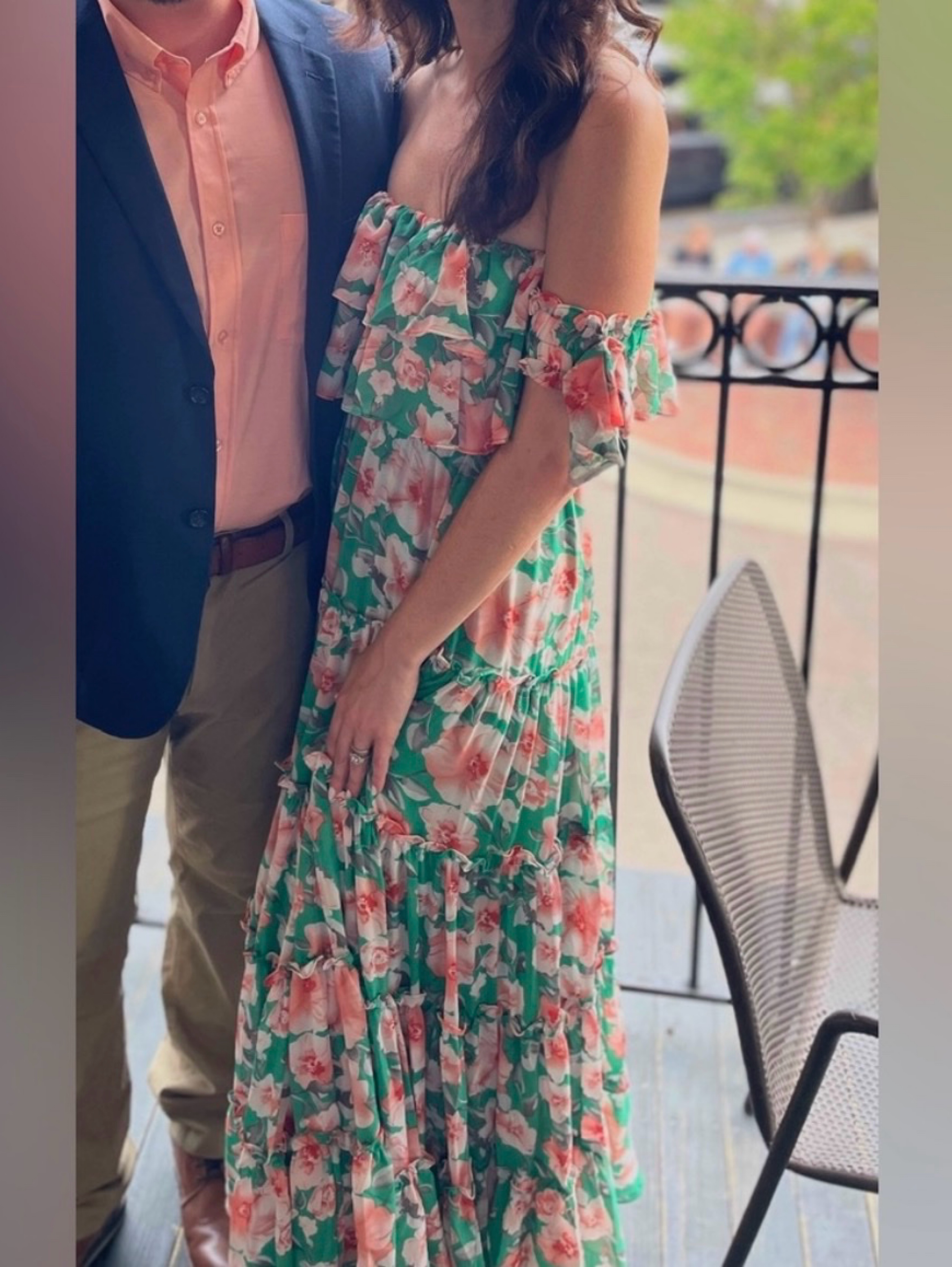 lulus off the shoulder floral dress Black Floral Dress - Off-The-Shoulder Dress - Bustier Maxi Dress