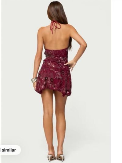 cocktail mini dress for women Cocktails on Me - Cream engtie5197 WATER CLUB NAVY WAISTED FLARE SWIM SKIRT (Size):7 quality materials Formal Wedding Guest Dresses