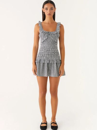 Checkered drop waist mini dress by Peppermayo | Pickle