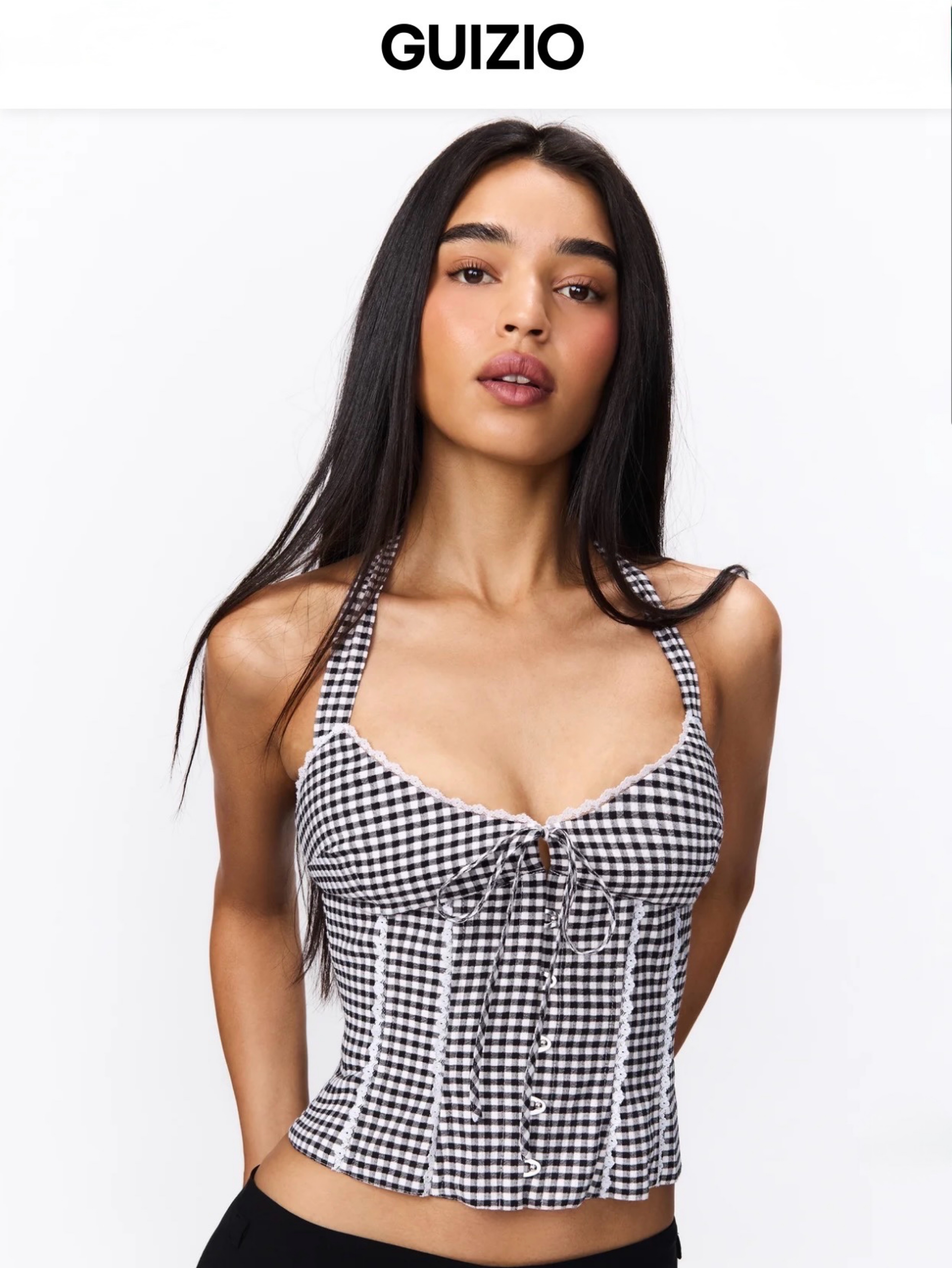 Guizio Marini Gingham Corset