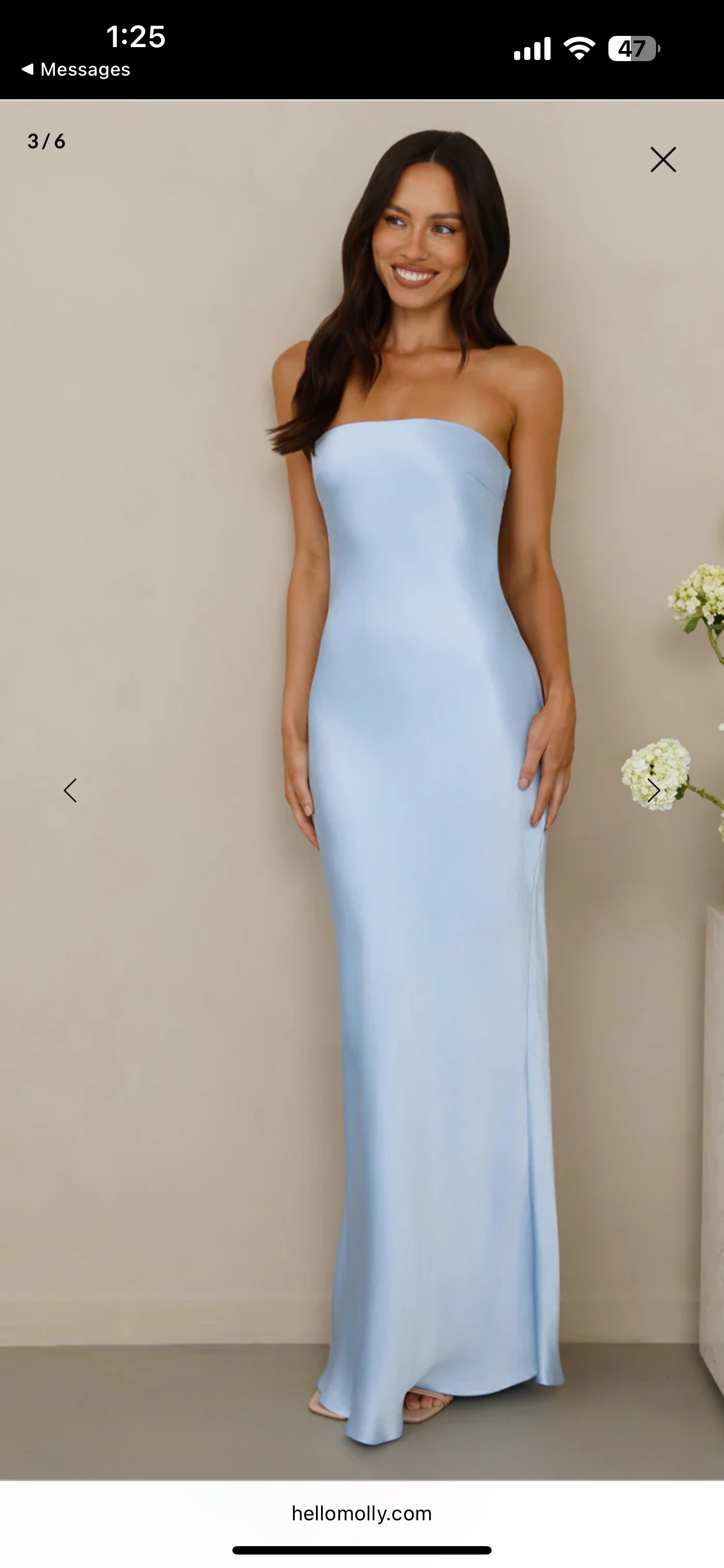 Hello Molly Felicity Strapless Satin Maxi Dress Blue by Hello Molly - Pickle Hello Molly Felicity Strapless Satin Maxi Dress Blue by Hello Molly - Pickle