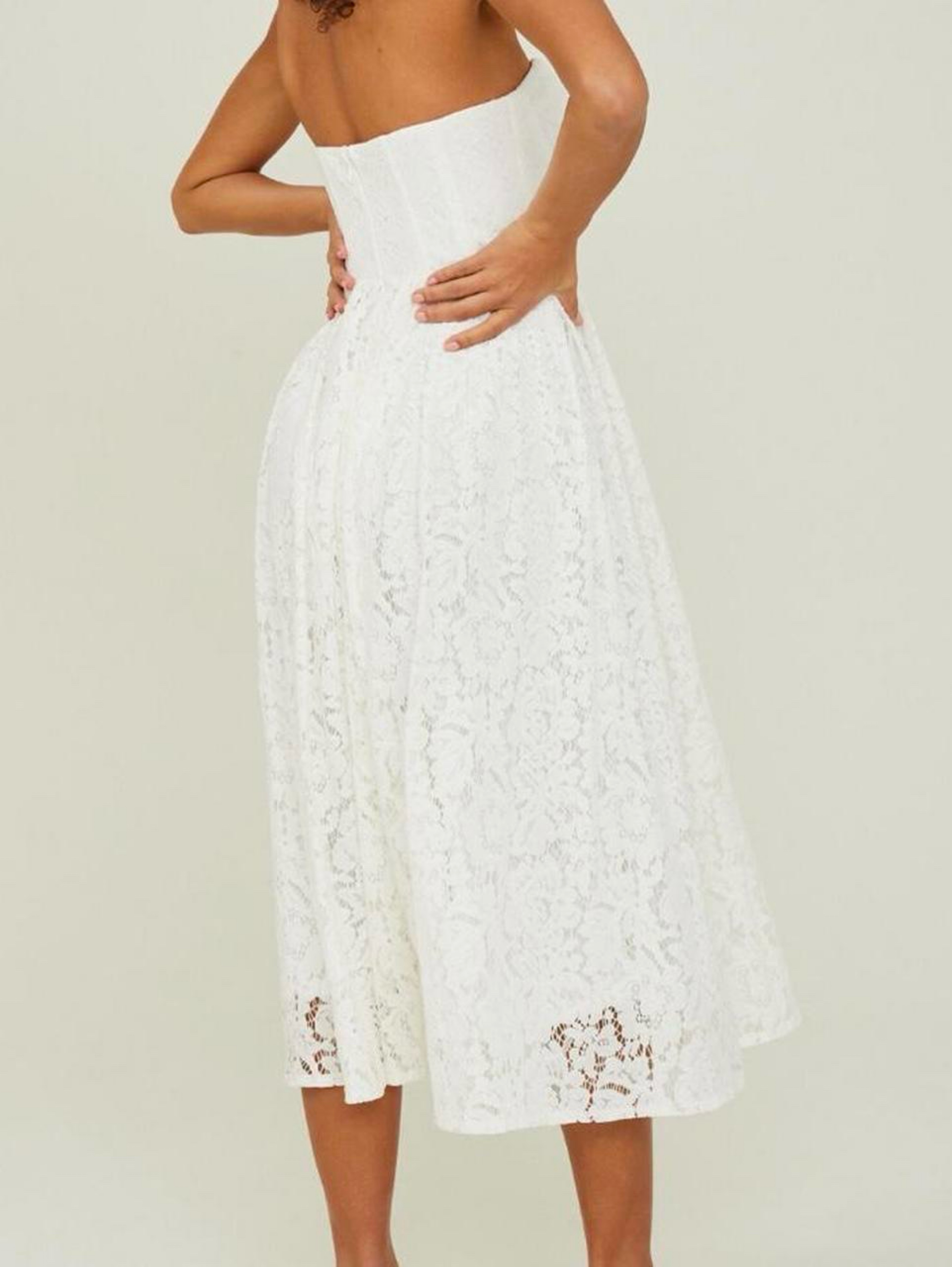 altar'd state white dress Altar'd State | Delilah Crossover Mini Dress | White | Material: 100% Polyester