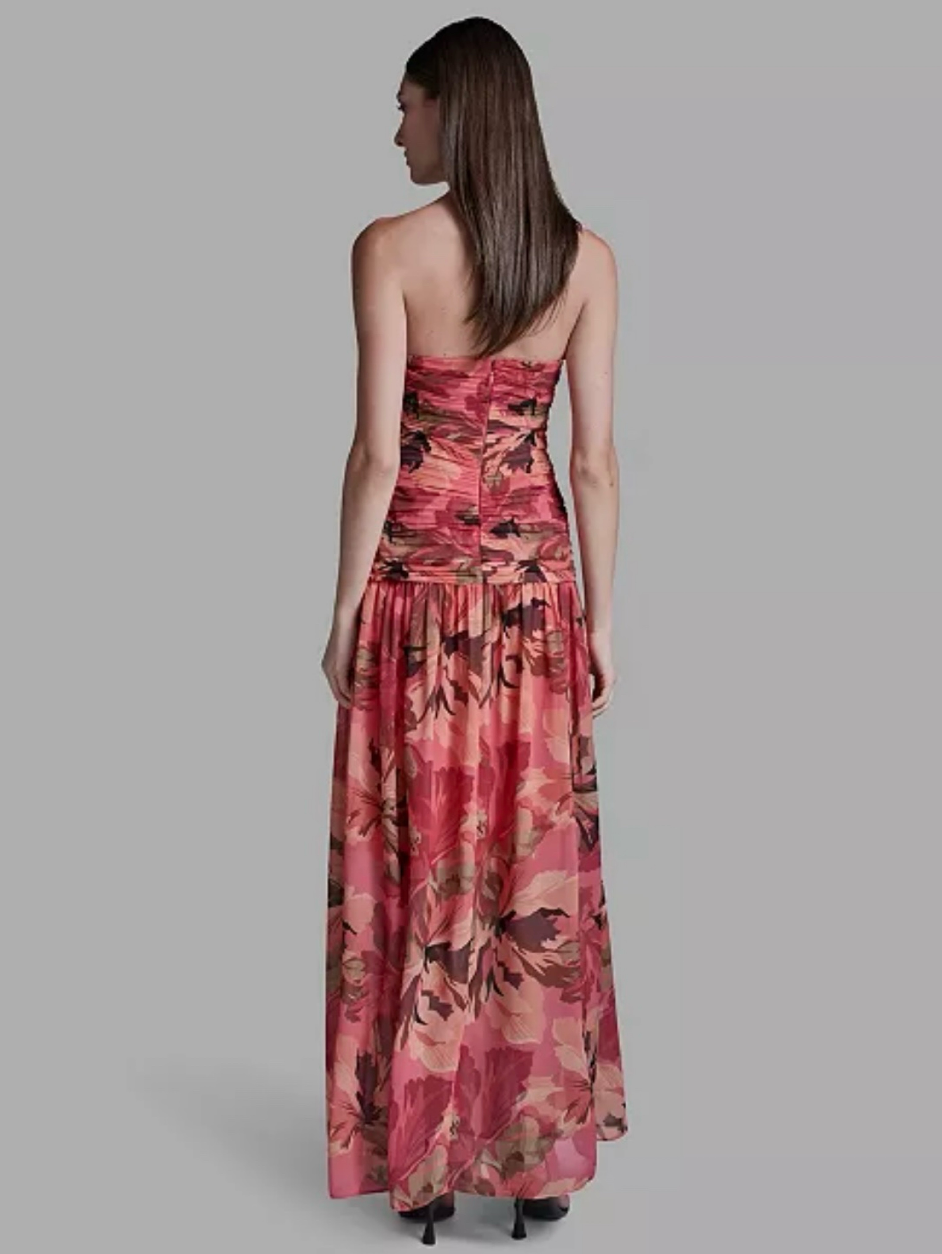 bcbg red maxi dress BCBGMAXAZRIA Strapless Evening Dress in Red