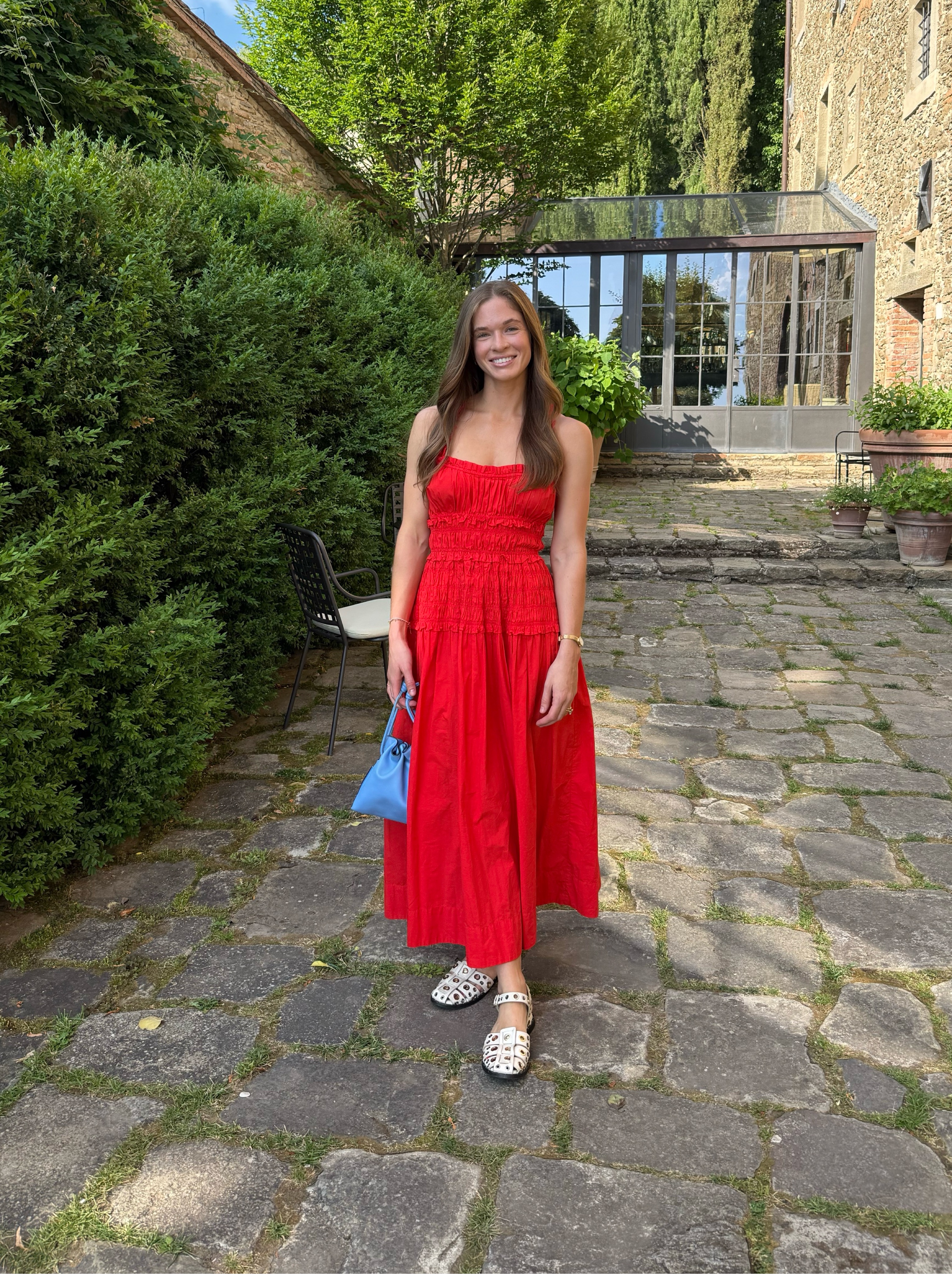 doen marianne dress red Marianne Dress - Scarlet | Hand Me Den