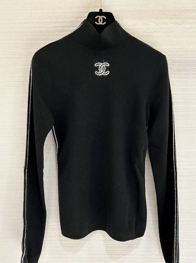 Chanel Coco Neige 2025/26 Black Turtleneck by Chanel | Pickle