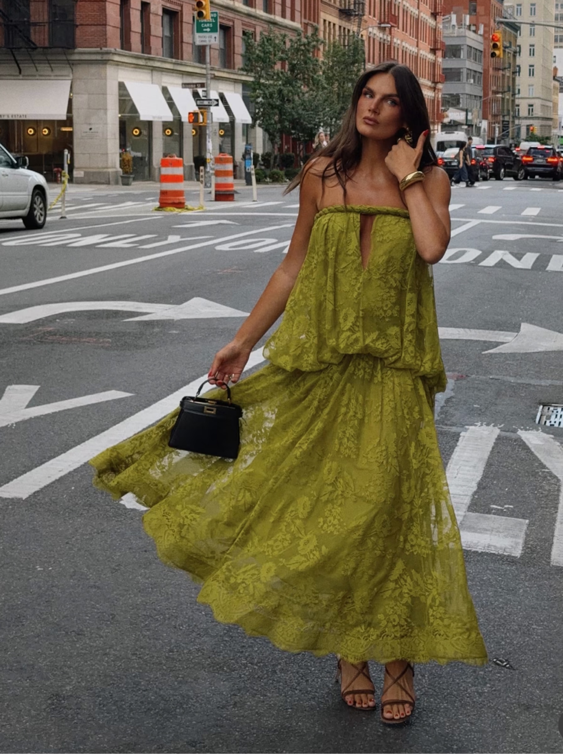 Zimmermann Luna Green Lace Dress by ZIMMERMANN | Pickle