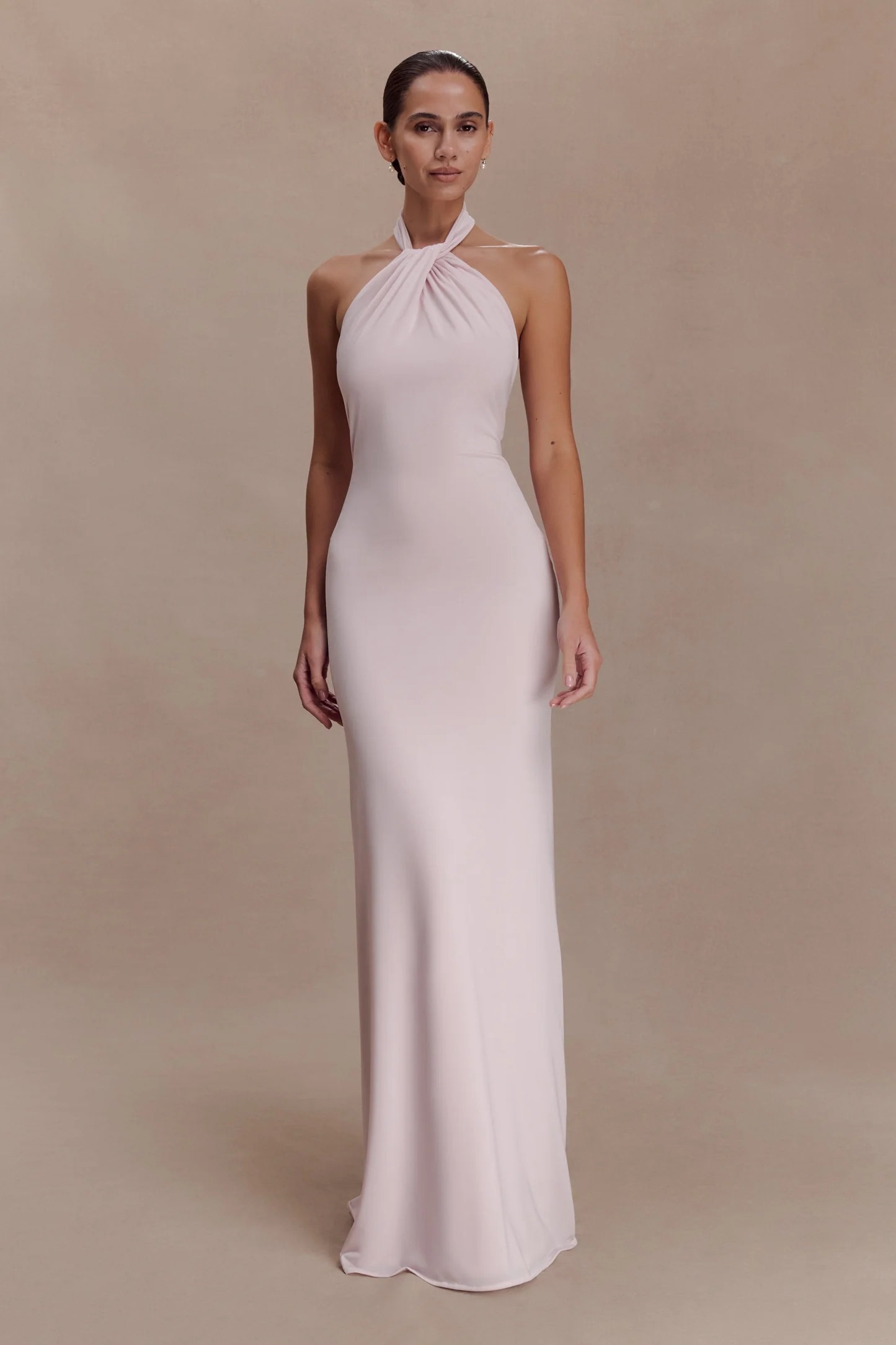 a line prom dress A-Line Prom Dress Green Satin Off Shoulder Surplice Pleats Slit, Gold