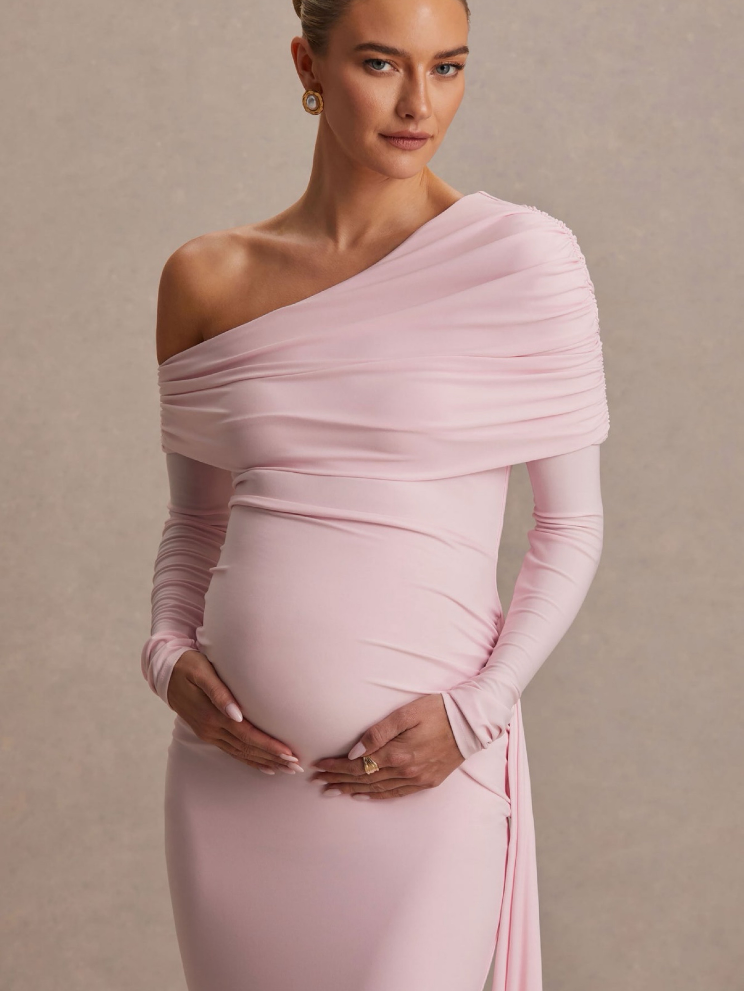 blush pink club dress Valetta
