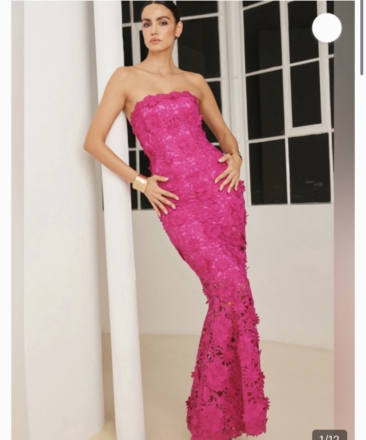 generation love pink dress Generation Love Hot Pink Silk dress Size Large RETAIL $325.00