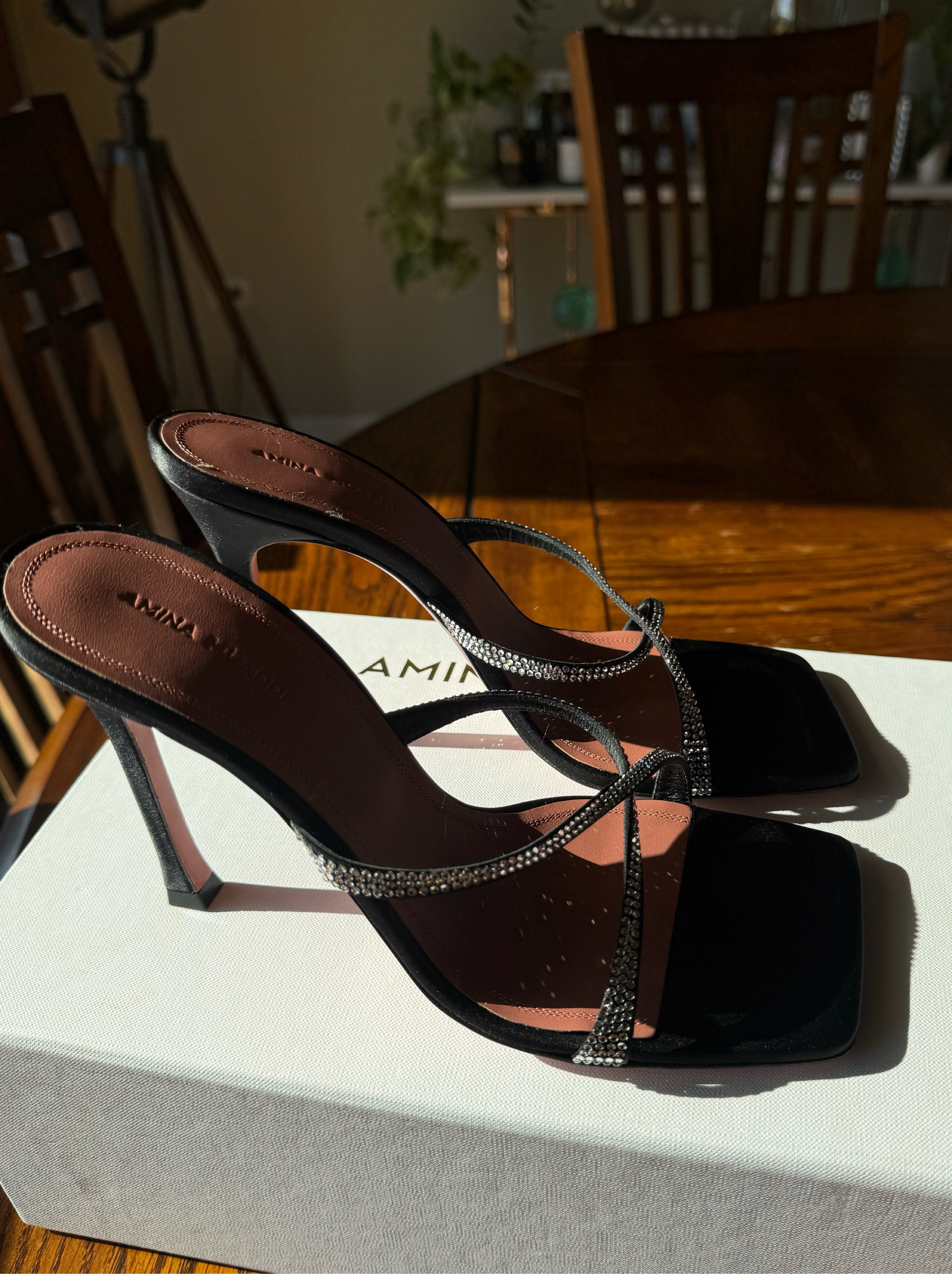 Amina Muaddi Heels Size 39 (Never Worn)