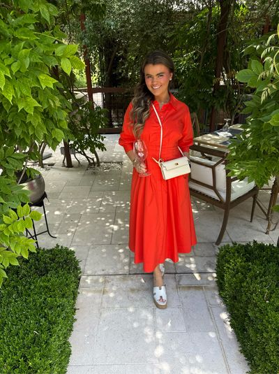 Simkhai Orange Midi Dress by Jonathan Simkhai - Pickle