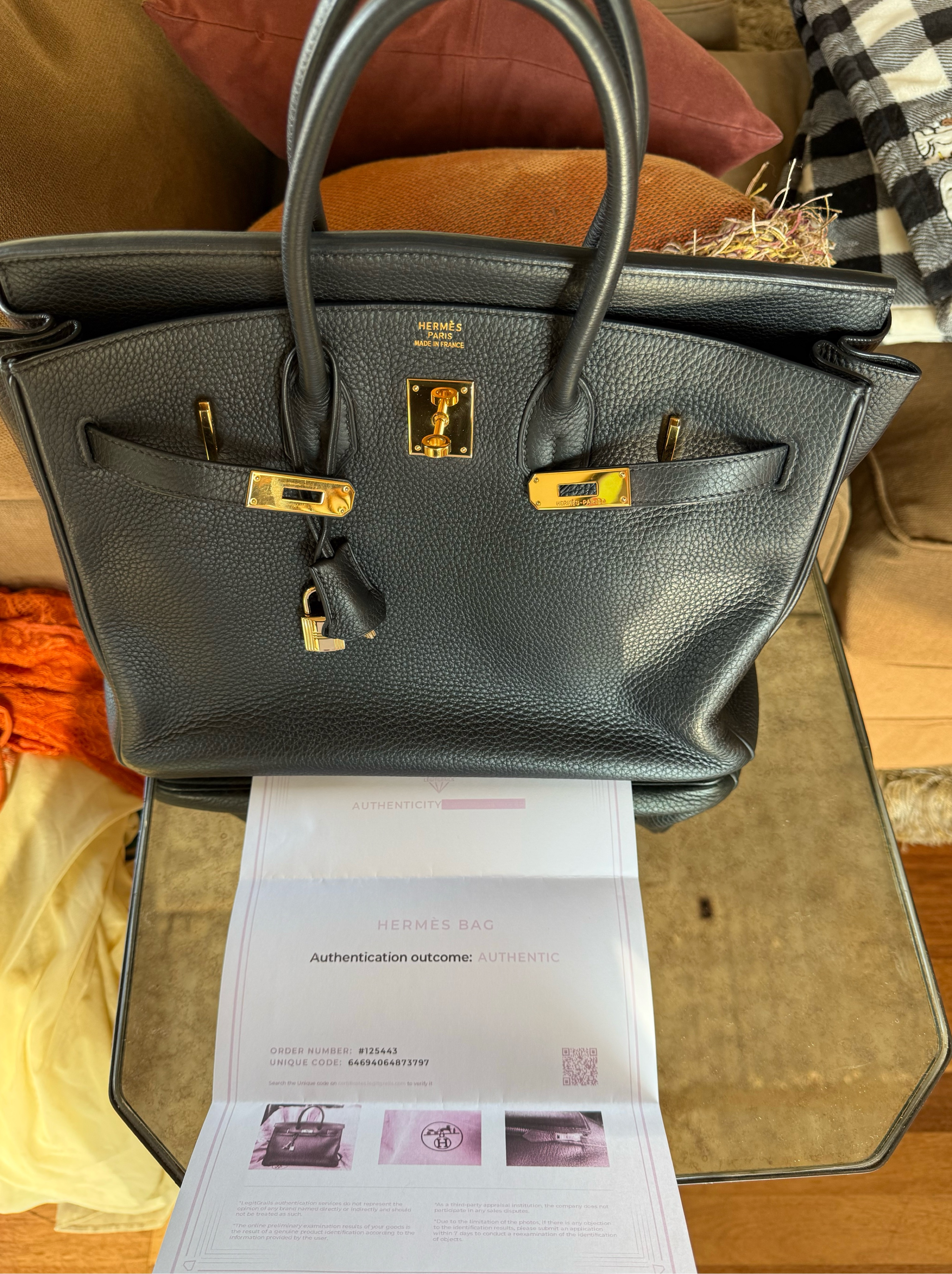 Black Birkin 35