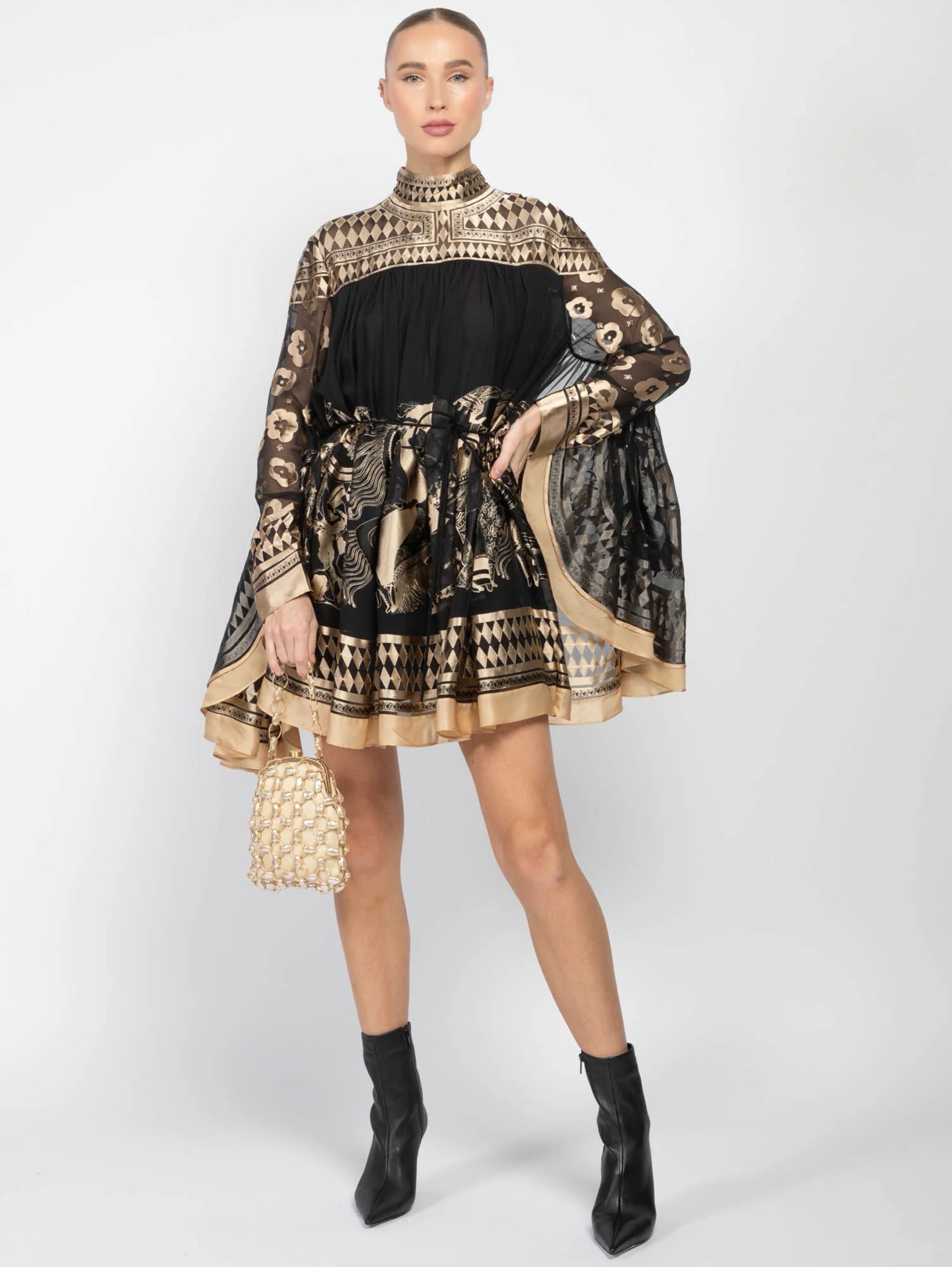 Zimmermann Illustration Otto Mini Dress