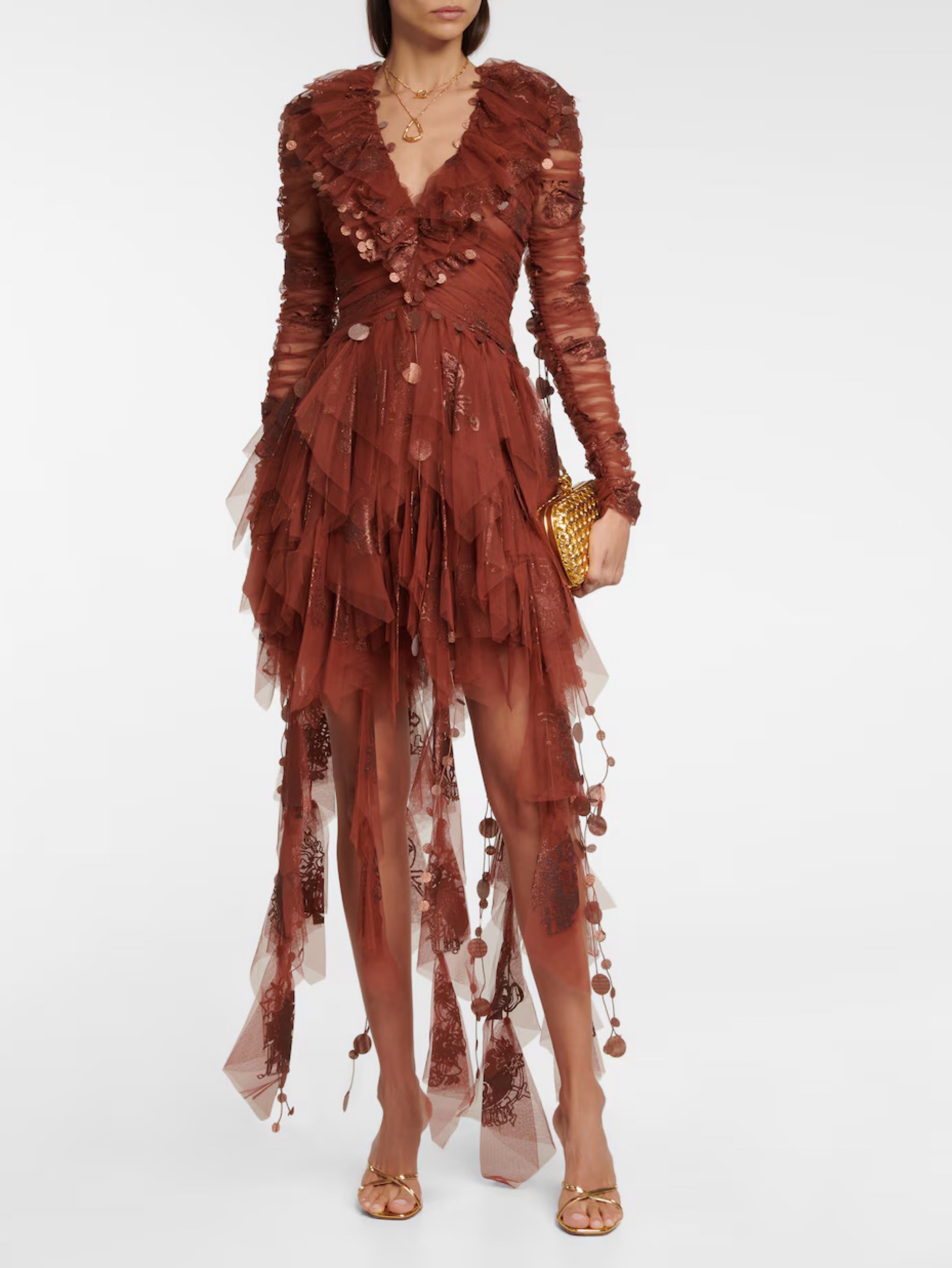 Zimmermann Kaleidoscope Organza Mini Dress