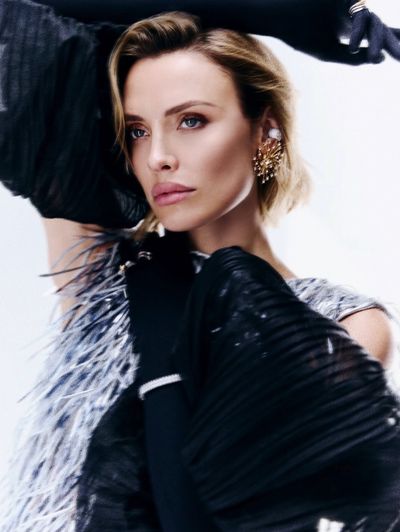 Selezza London Black Selezza Luxe Balloon Gloves, Accessories