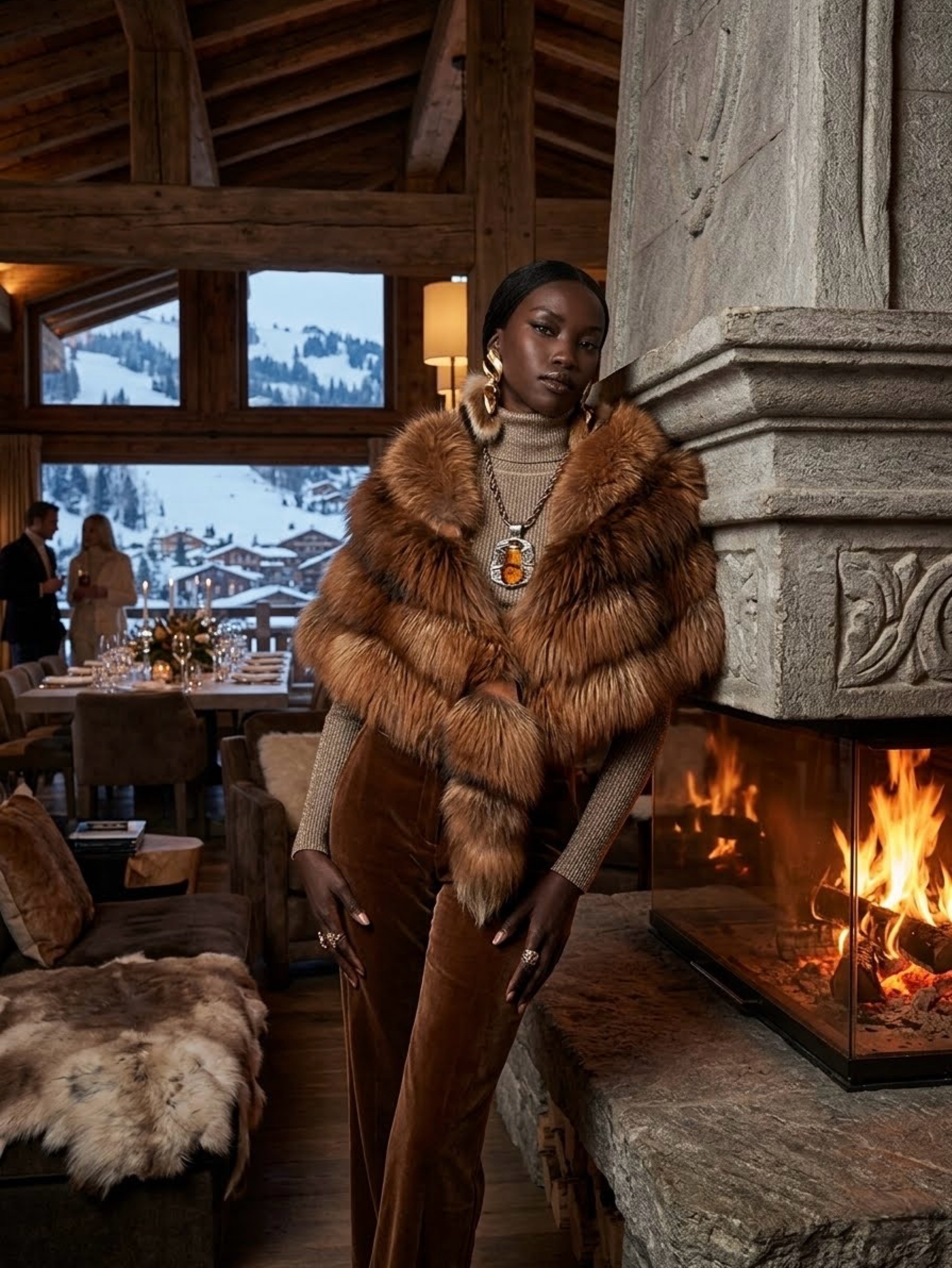 Gorski Fox Fur Stole