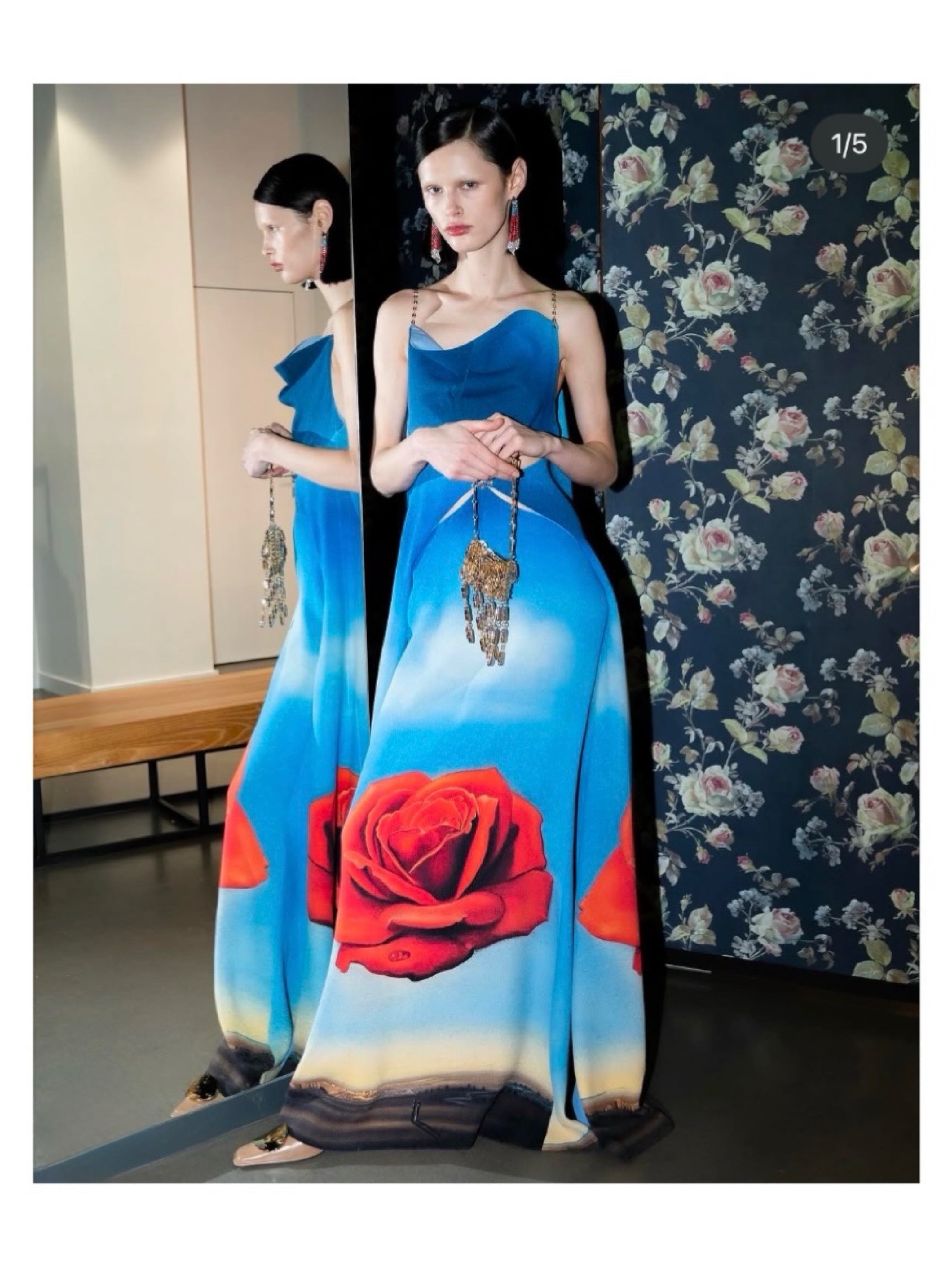 Rabanne Strappy Cape Maxi Dress | Art Gala | Baby Shower | Spring Gala