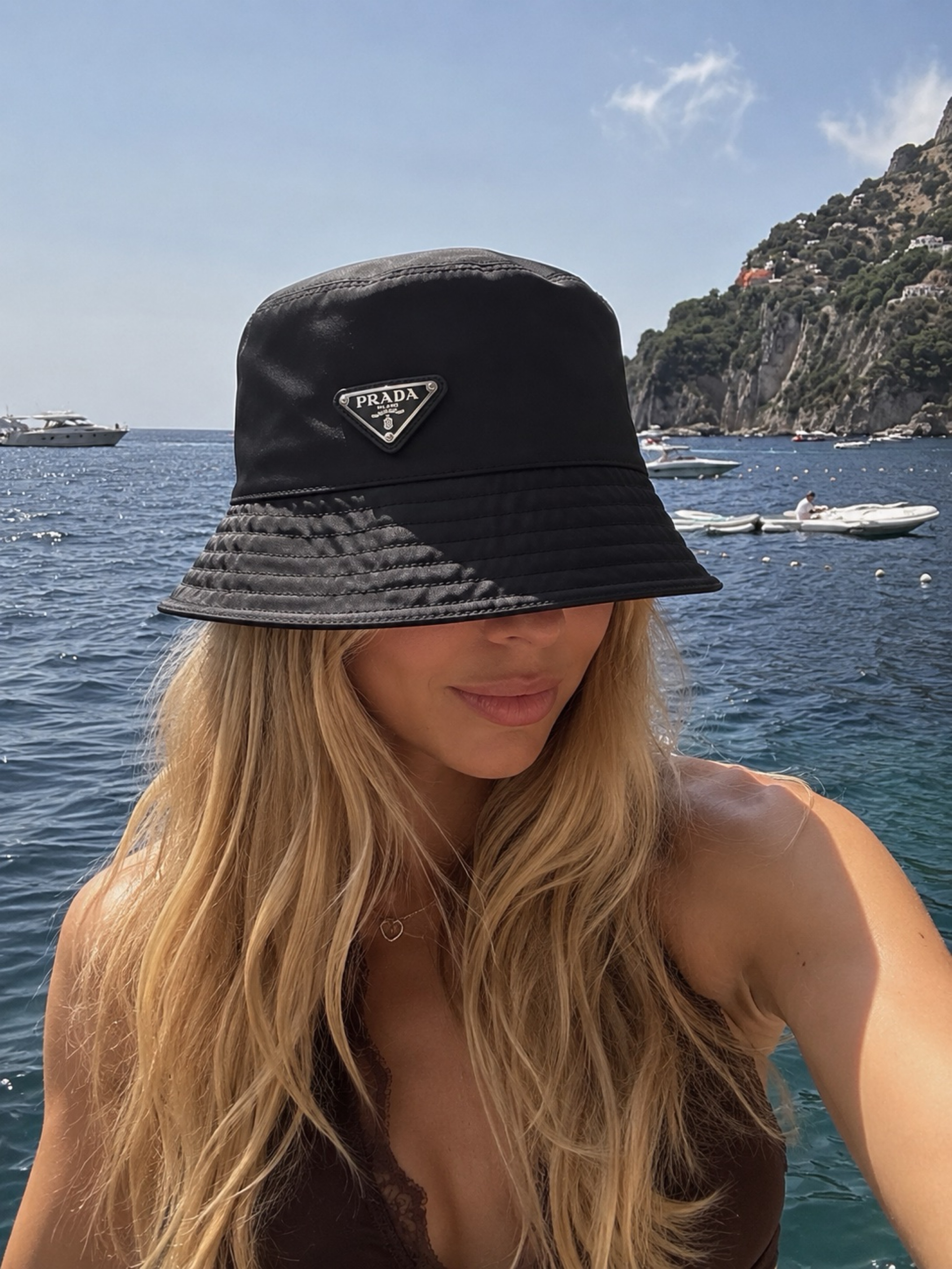 Prada DUPE Black Bucket Hat