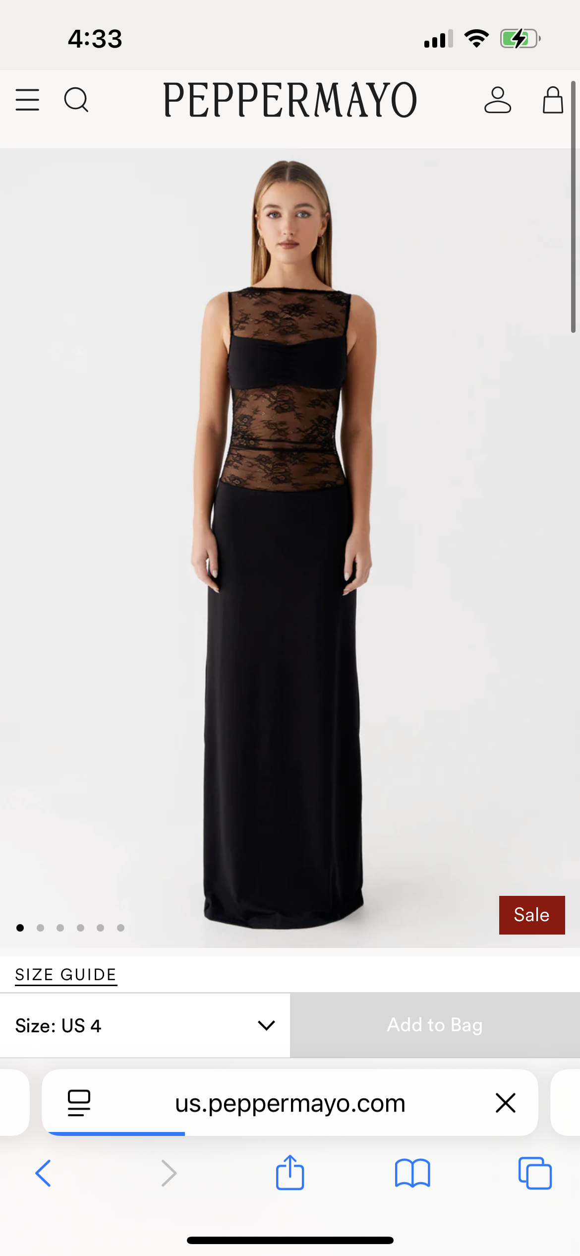 Black Lace Maxi Dress by Peppermayo - Pickle Black Lace Maxi Dress by Peppermayo - Pickle
