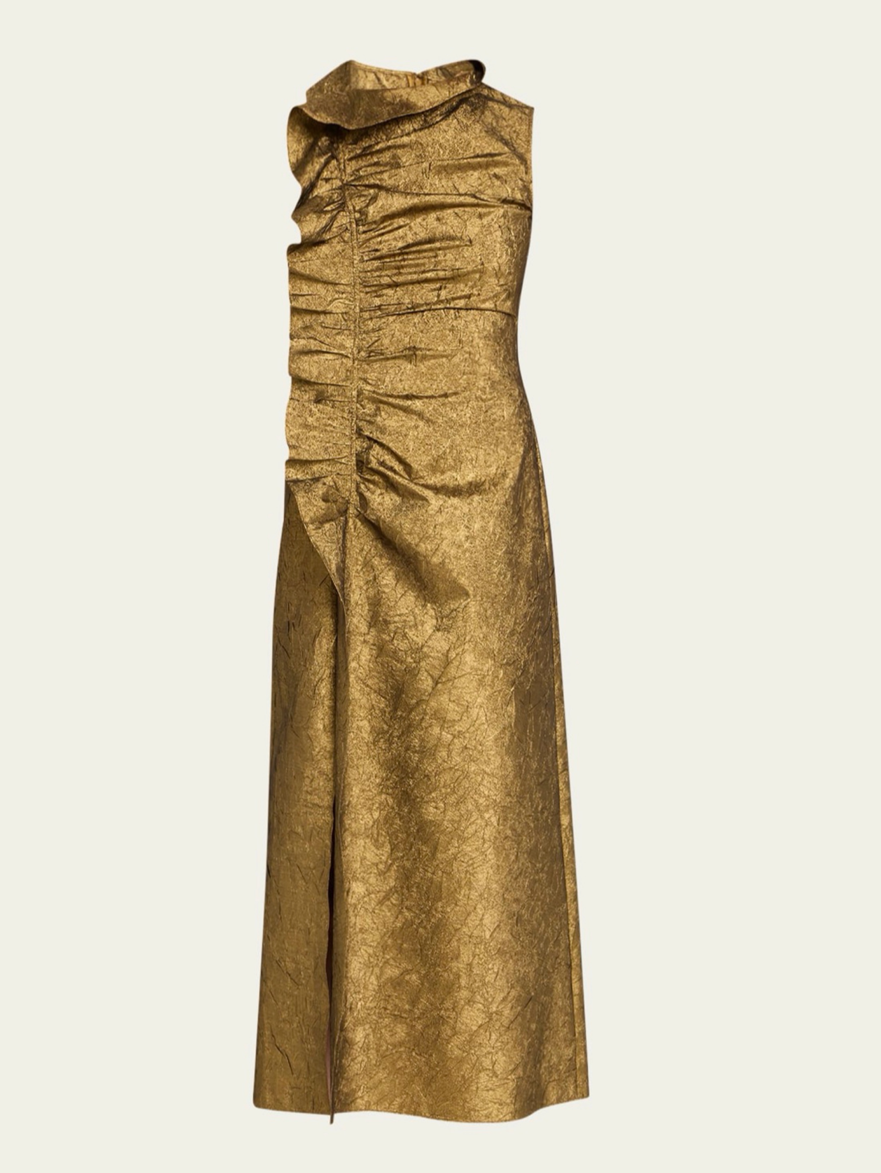 ulla johnson metallic dress Ulla Johnson - Simone metallic ribbed-knit midi dress