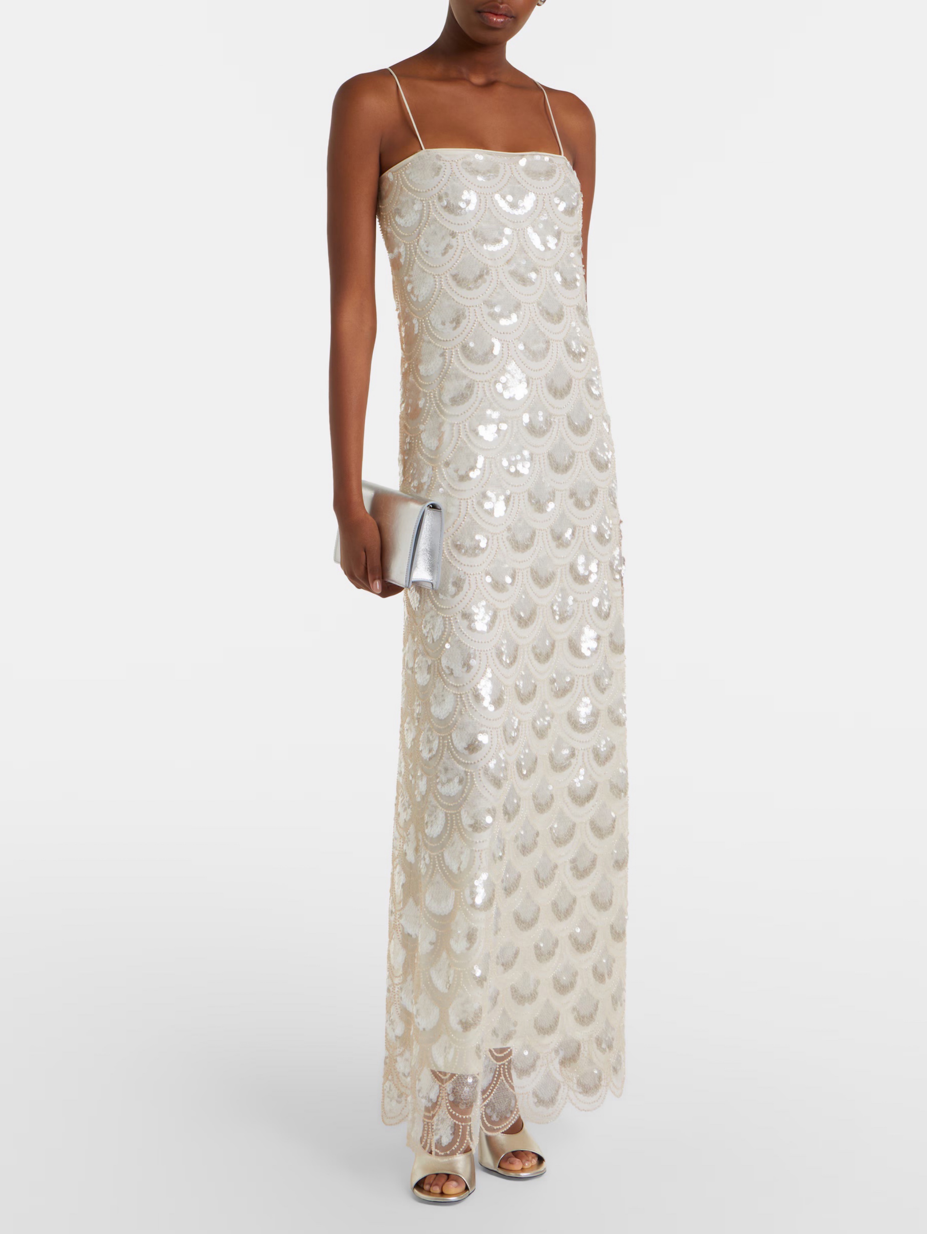 Rotate Embellished Maxi Dress