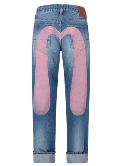 Daicock Print Baggy-Fit Jeans #2000 by Evisu | Pickle