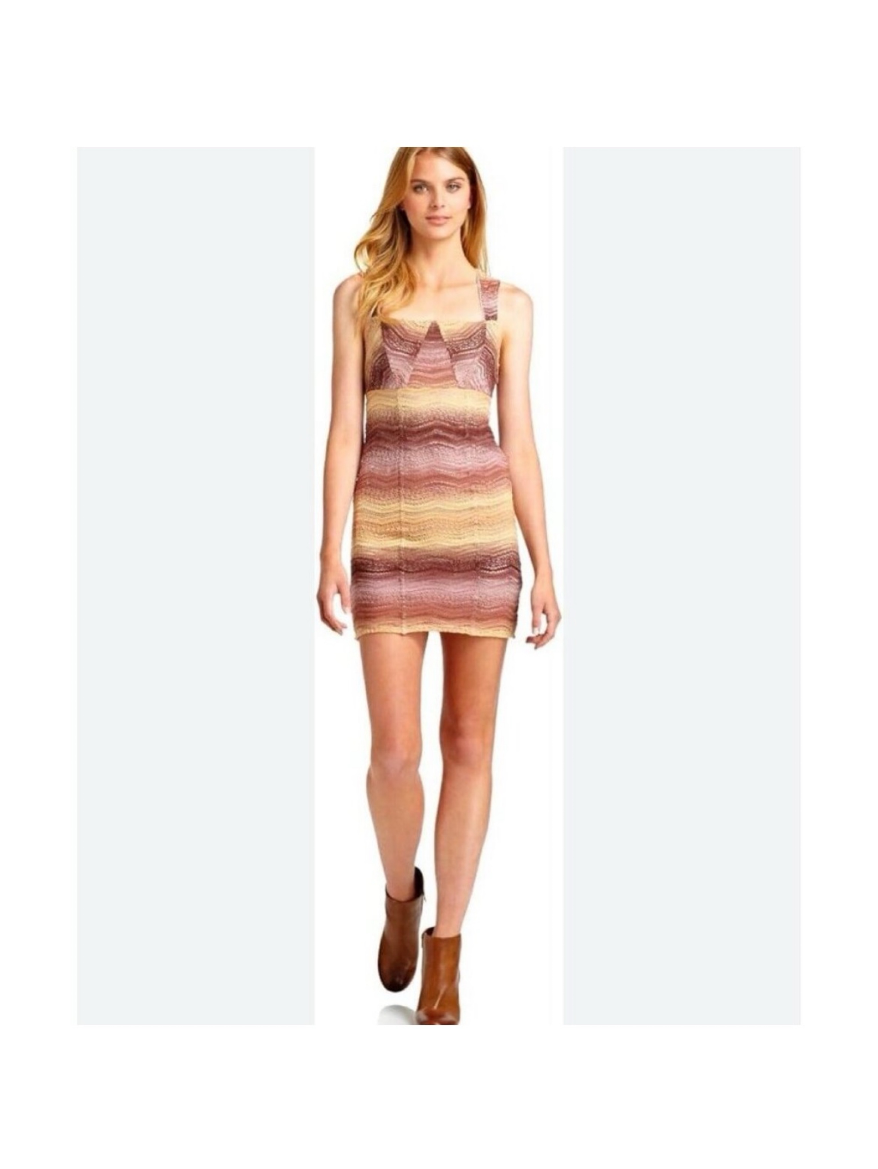 free people striped knit dress Free People knit dress striped XS